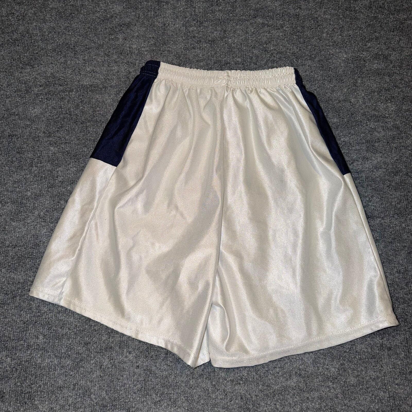 Nike Beautiful Vintage Satin White Dazzle Hoop Shorts Mens MD USA Size US 32 / EU 48 - 4 Thumbnail