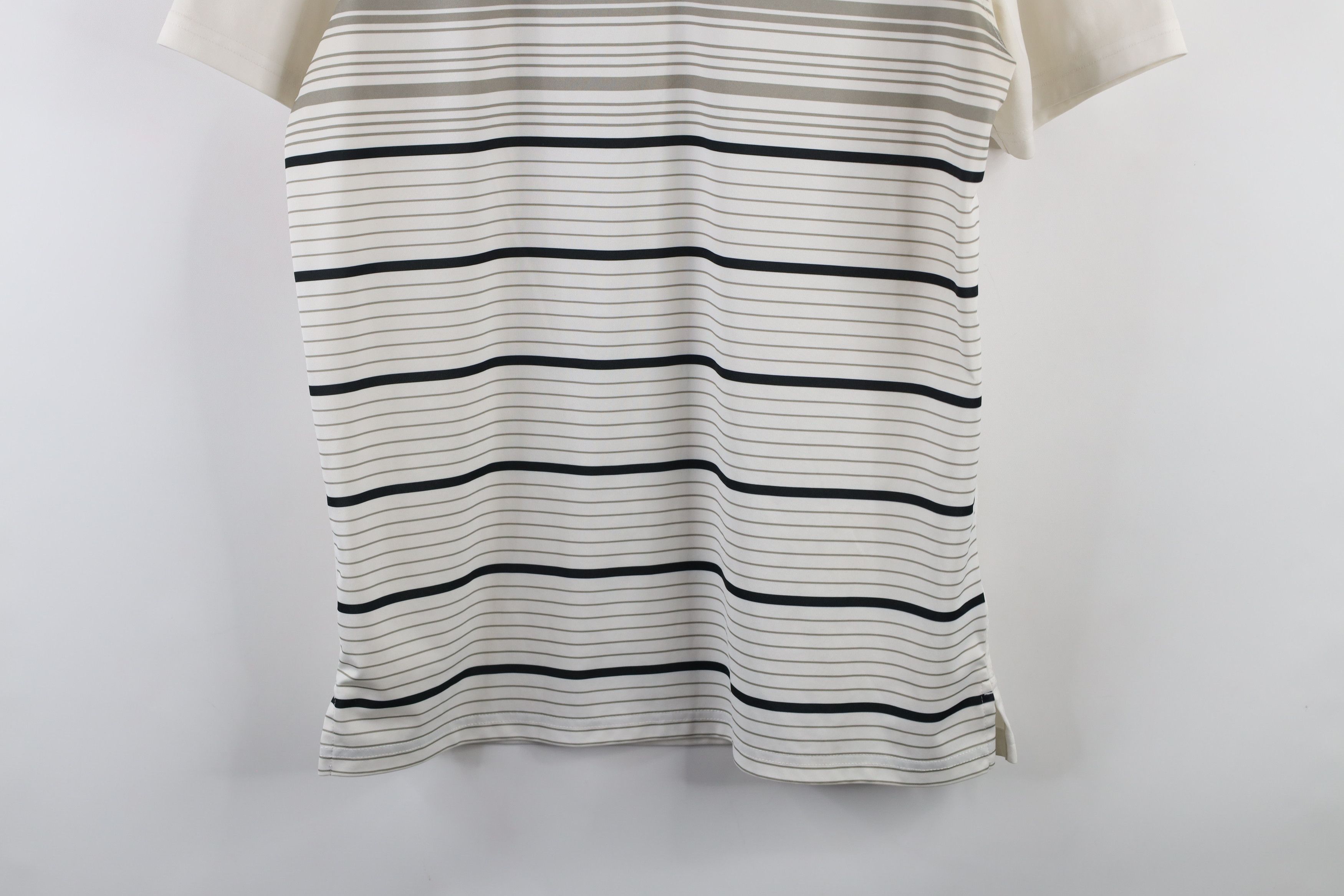 Oakley × Vintage Oakley Fit Spell Out O Logo Striped Collared Golf Polo Shirt Size US S / EU 44-46 / 1 - 3 Thumbnail
