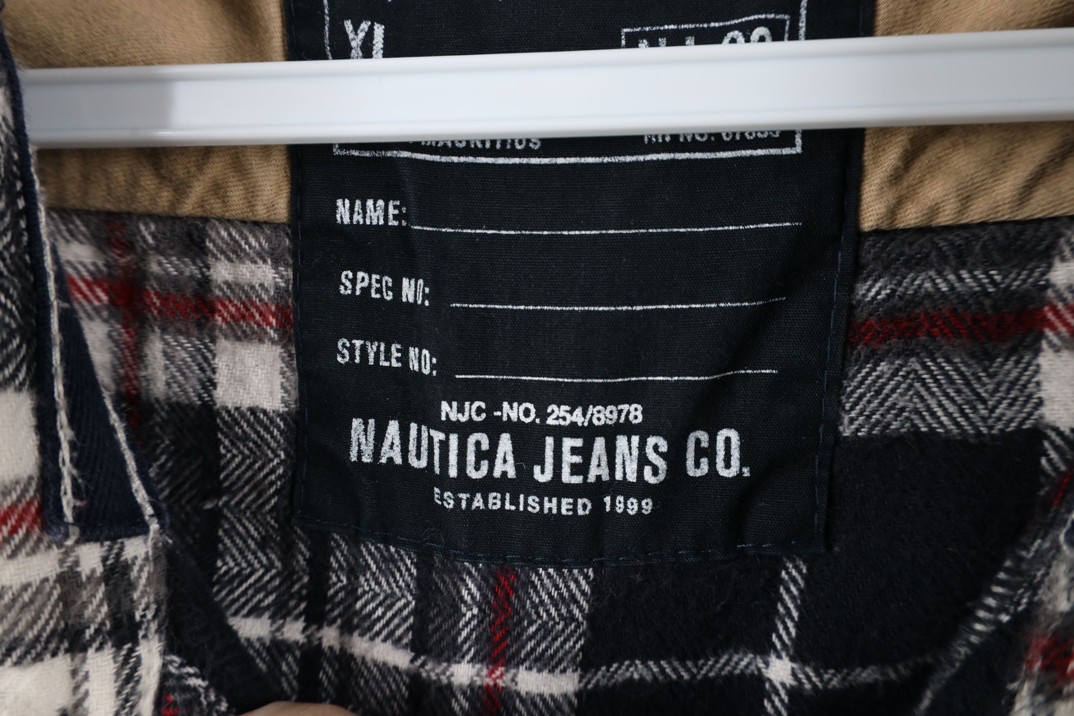 Nautica × Vintage Vintage 90s Nautica CPO Naval Flannel Button Shirt Plaid Size US XL / EU 56 / 4 - 10 Thumbnail