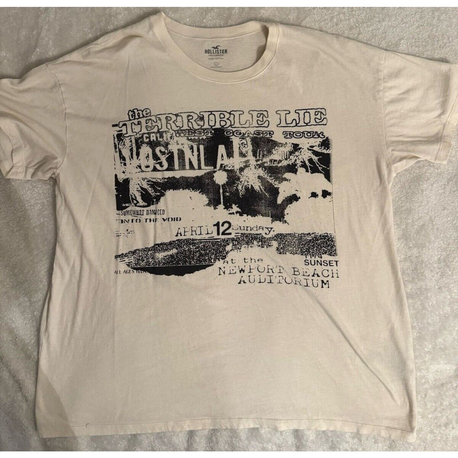 Hollister Hollister The Terrible Lie West Coast Tour T-Shirt Size US L / EU 52-54 / 3 - 1 Thumbnail