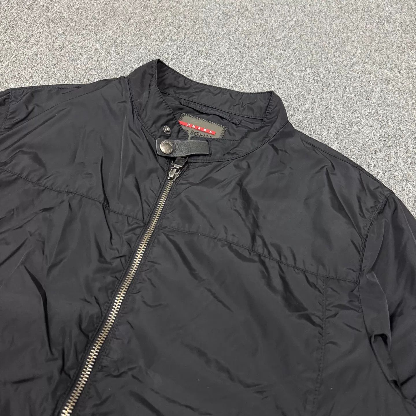 Prada Prada Black Nylon Jacket 48 9/10 Size US M / EU 48-50 / 2 - 3 Thumbnail