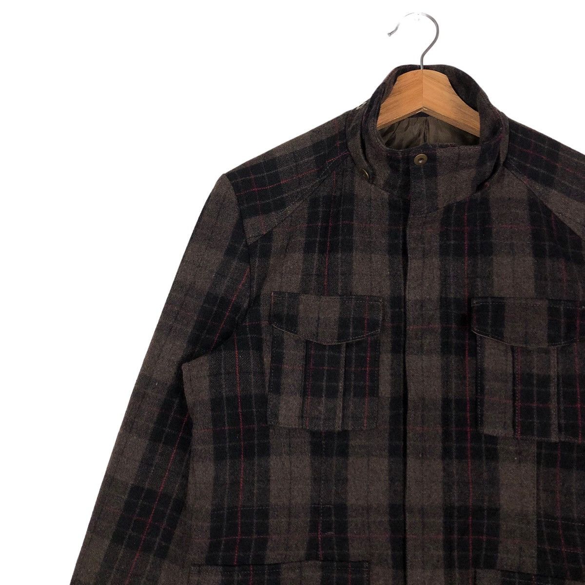 Other 🔥Biker Jacket Tartan Design Punk A.V.V Homme Japan Made Size US M / EU 48-50 / 2 - 7 Thumbnail