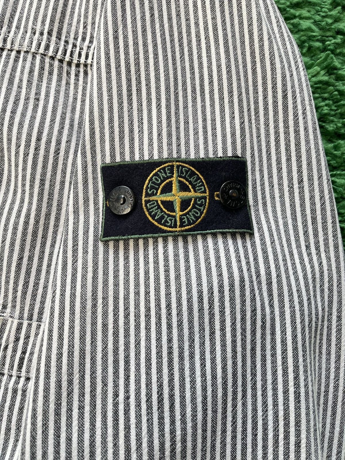 Stone Island Stone Island 1986 Rep Pigment Print Striped Chore Jacket Size US XL / EU 56 / 4 - 3 Thumbnail