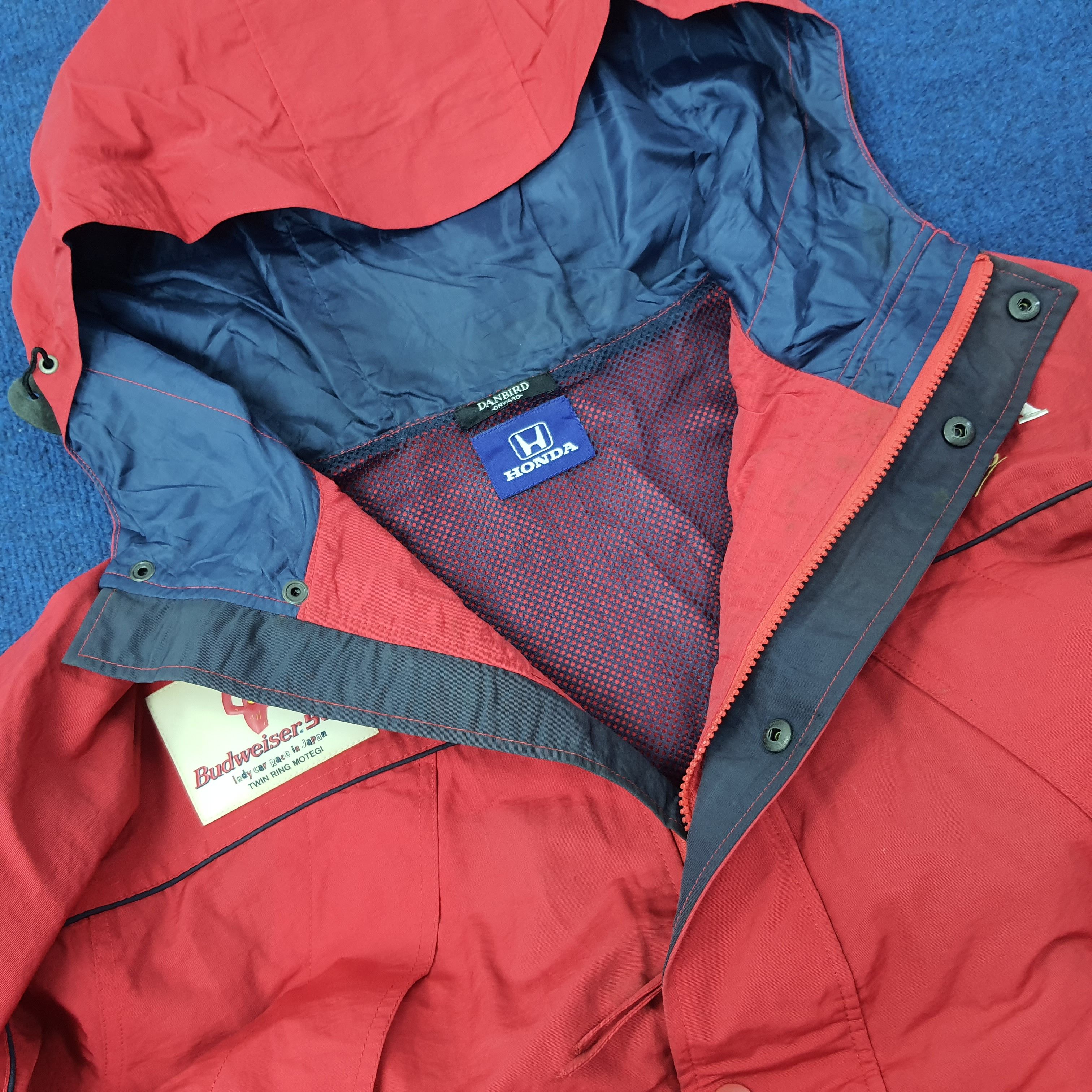 Honda Vintage 90s Honda CART Racing Jacket 500 Twin Ring C268N9 Size US L / EU 52-54 / 3 - 7 Thumbnail