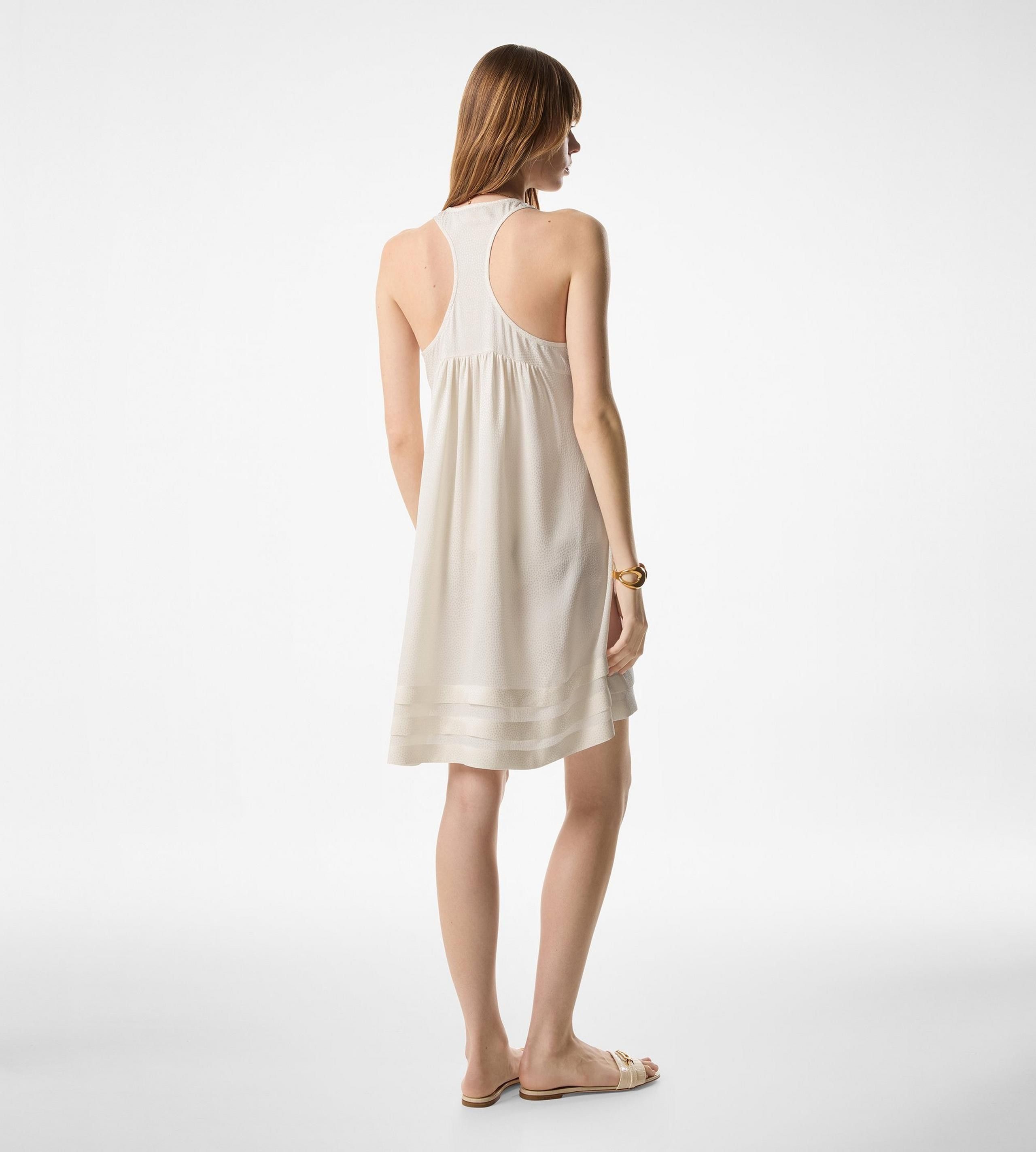 Tom Ford o1w1db10525 AB3385 Mini Dress in Ivory Size XL / US 12-14 / IT 48-50 - 2 Thumbnail