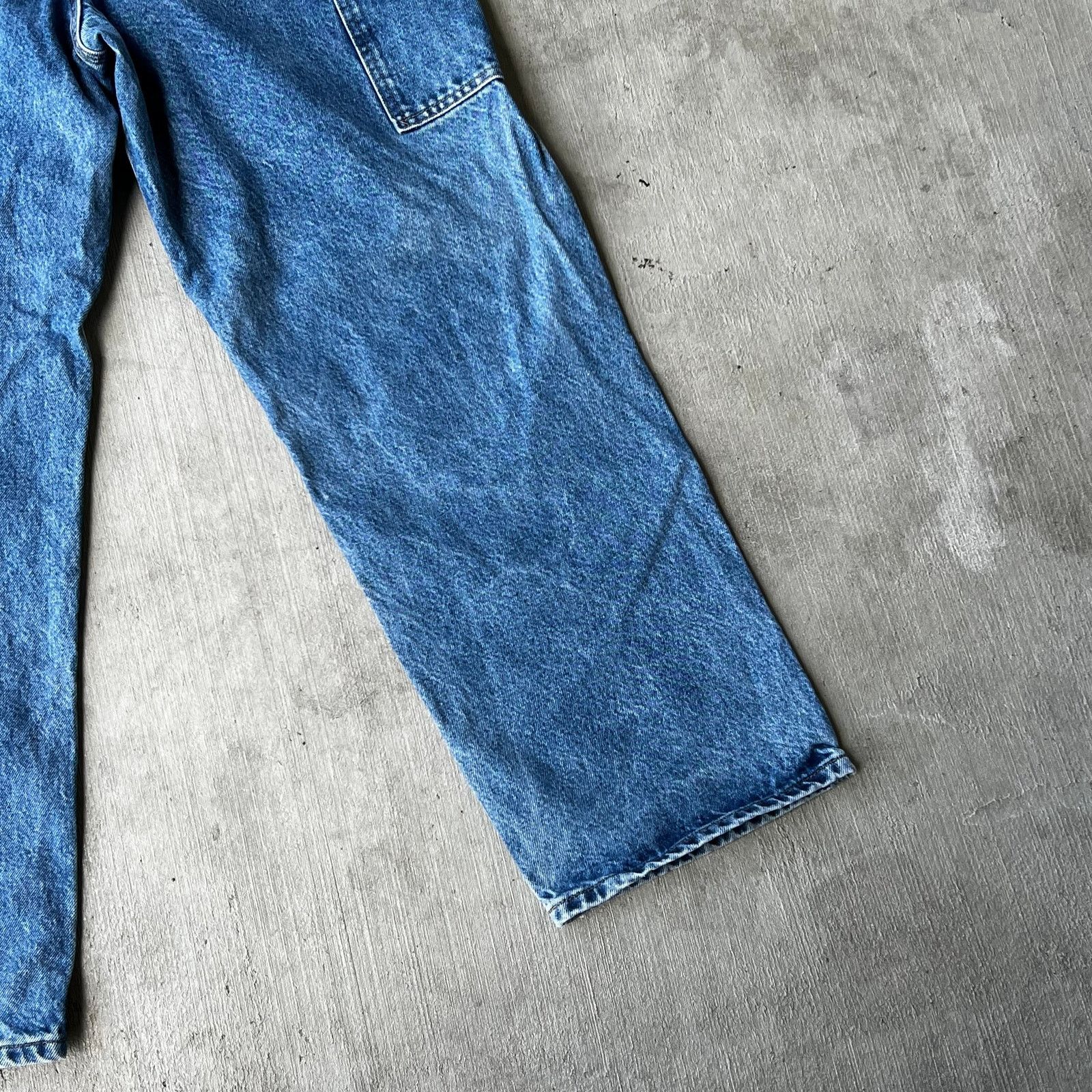 Carhartt × Vintage Carhartt blue denim double knee work wear carpenter pants Size US 32 / EU 48 - 7 Thumbnail