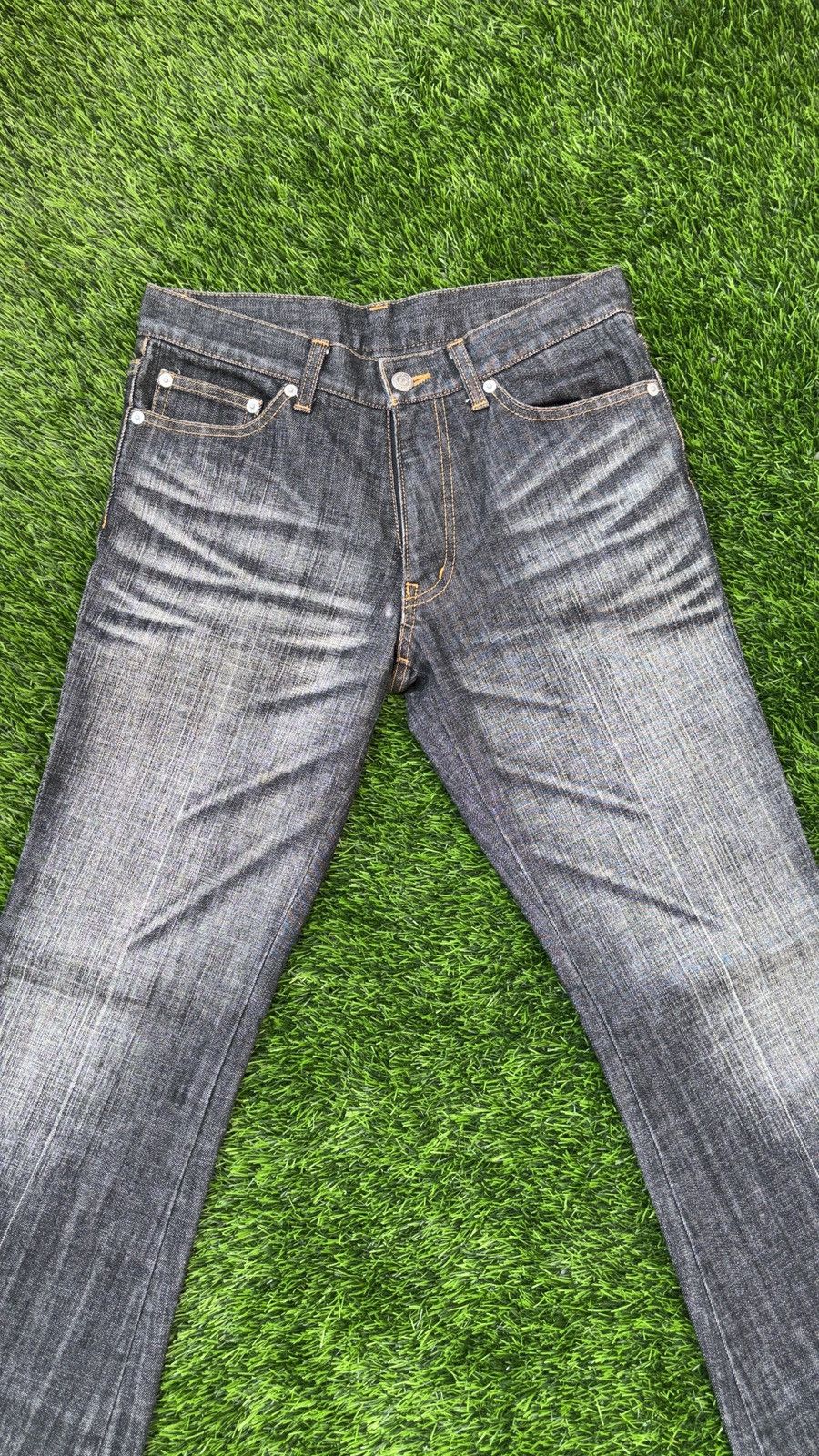 Tornado Mart Tornado Mart Black Washed Flared Jeans Size US 31 - 3 Thumbnail