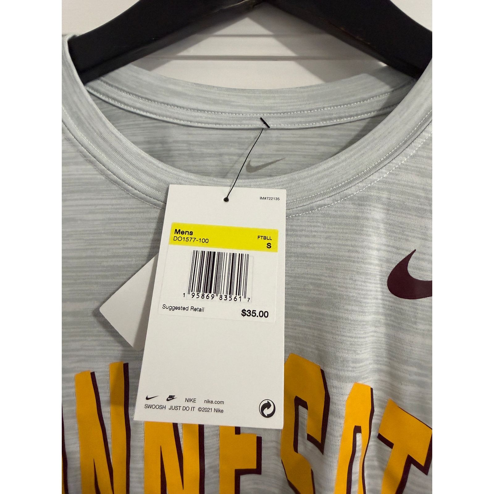Nike NWT Minnesota Gophers Nike T-Shirt Men's Size Small Size US S / EU 44-46 / 1 - 5 Thumbnail