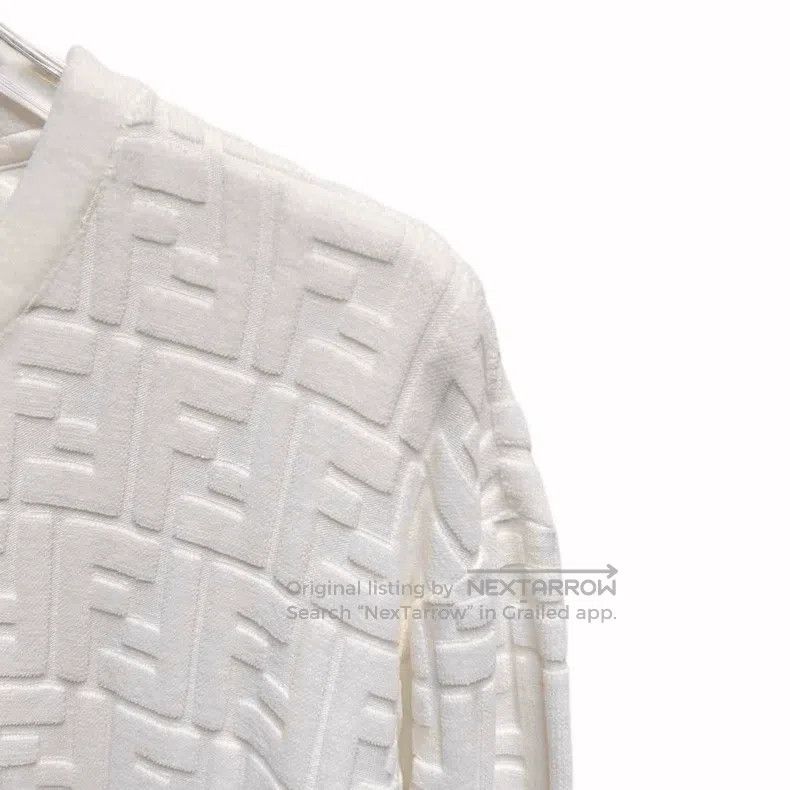 Fendi Fendi Embroidered Logo Letter Printed Round Neck Long Slee Size US S / EU 44-46 / 1 - 3 Thumbnail