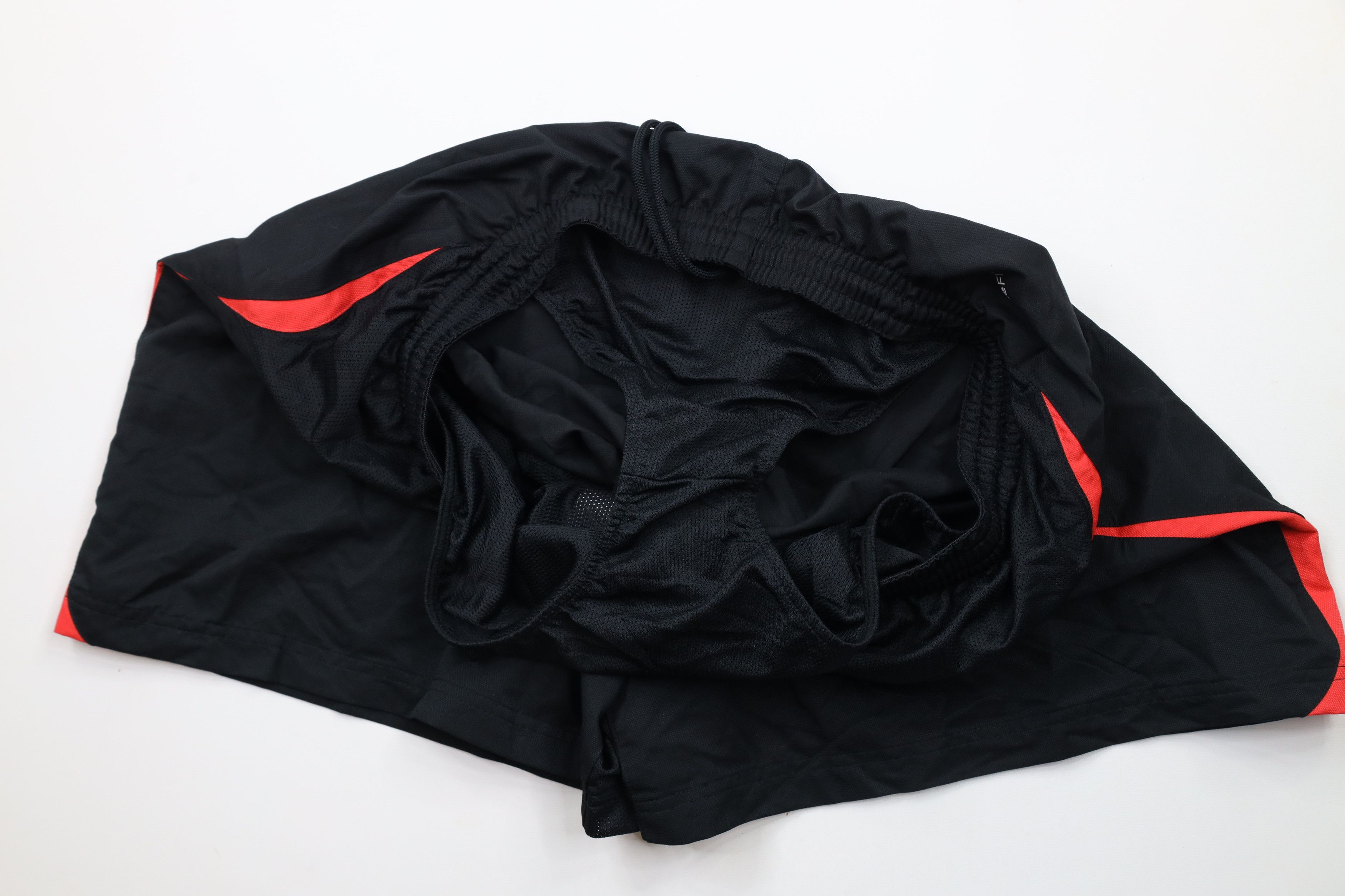 Nike × Vintage Vintage Nike Total 90 Mini Swoosh Lined Soccer Shorts Black Size US 38 / EU 54 - 13 Thumbnail