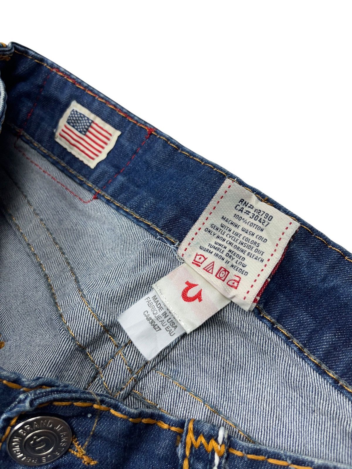 True Religion Vintage True Religion Becky Jeans Embroidered Slim Size 31 Size 31" - 9 Thumbnail