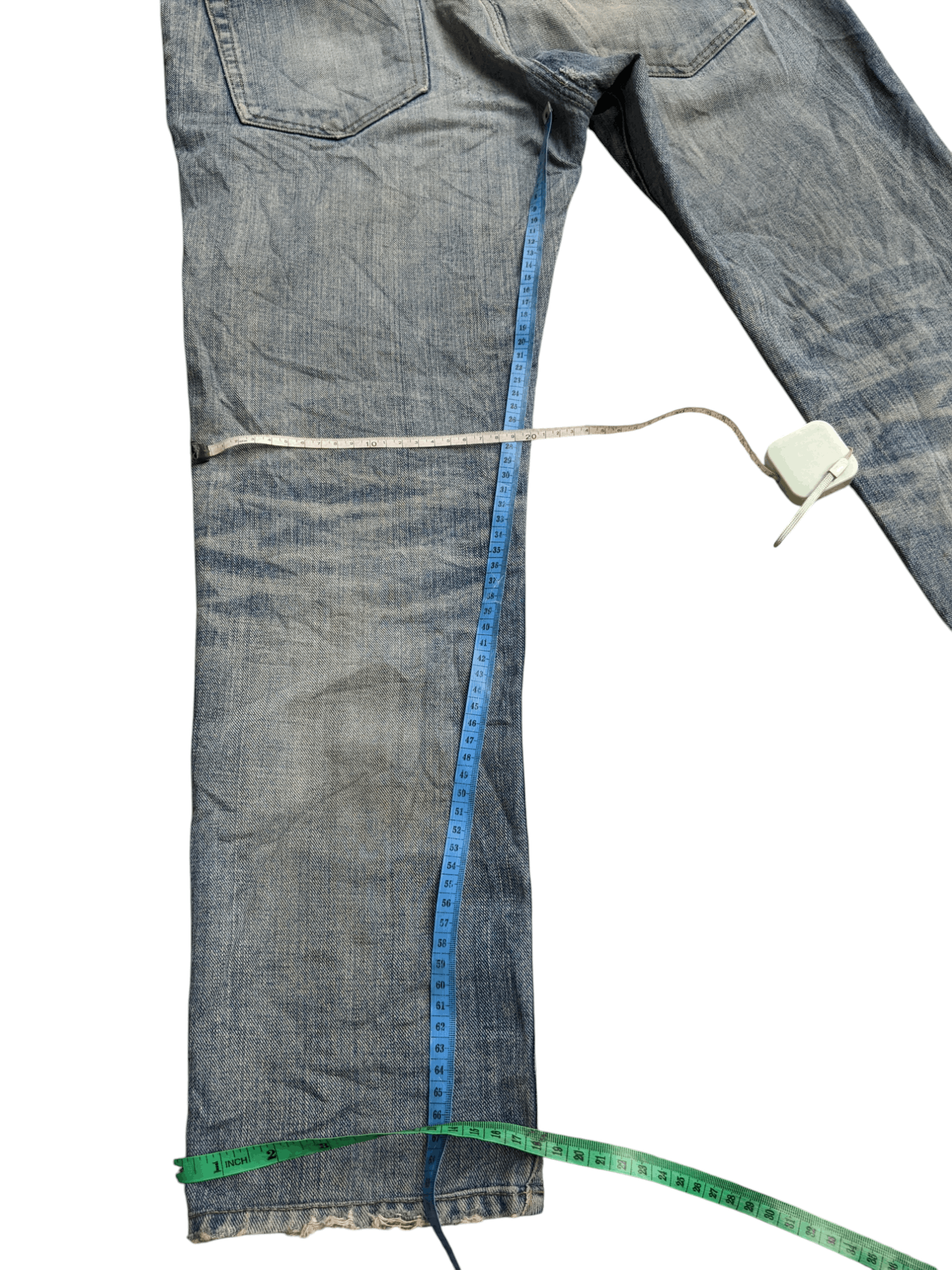 Saint Laurent Paris AW 17 University Distressed Light Wash Size US 32 / EU 48 - 20 Thumbnail