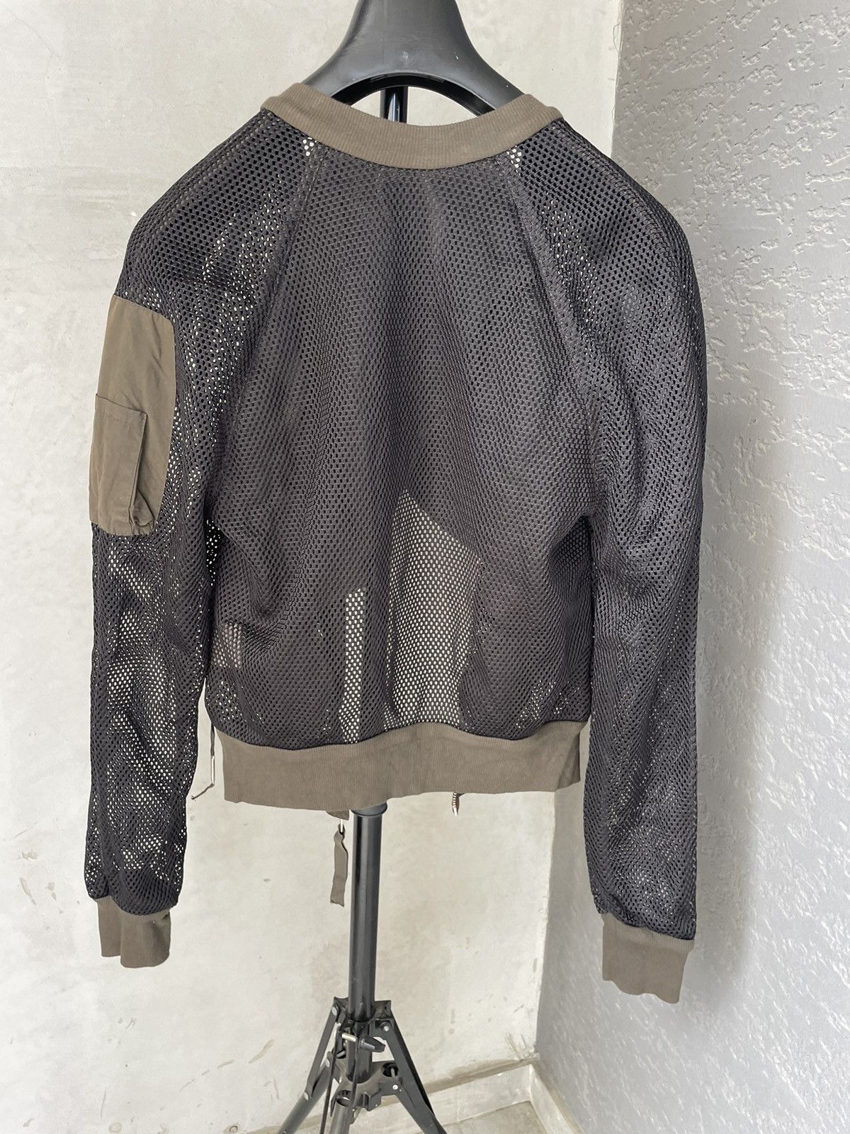 Silent By Damir Doma Silent by Damir Doma FW13 Fishnet Bomber Jacket Size US XS / EU 42 / 0 - 2 Thumbnail
