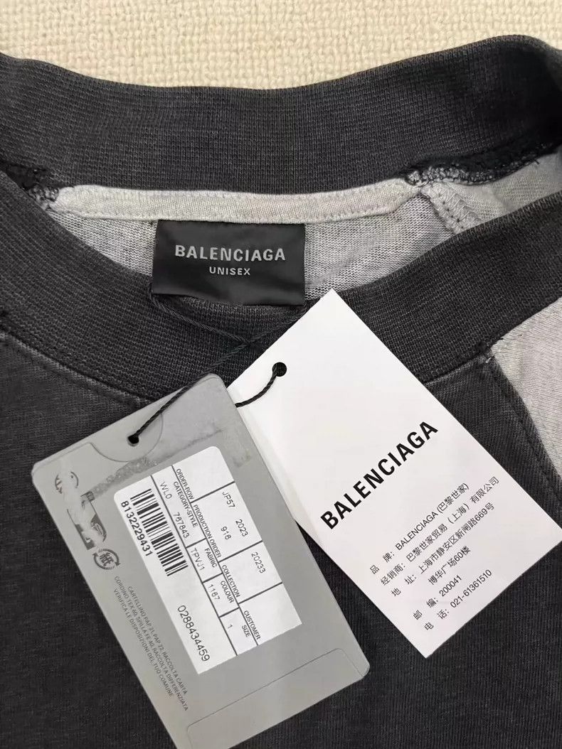 Balenciaga Balenciaga 3 B Sports Icon Sk Logo Printed Crew Neck Short Size US S / EU 44-46 / 1 - 4 Thumbnail