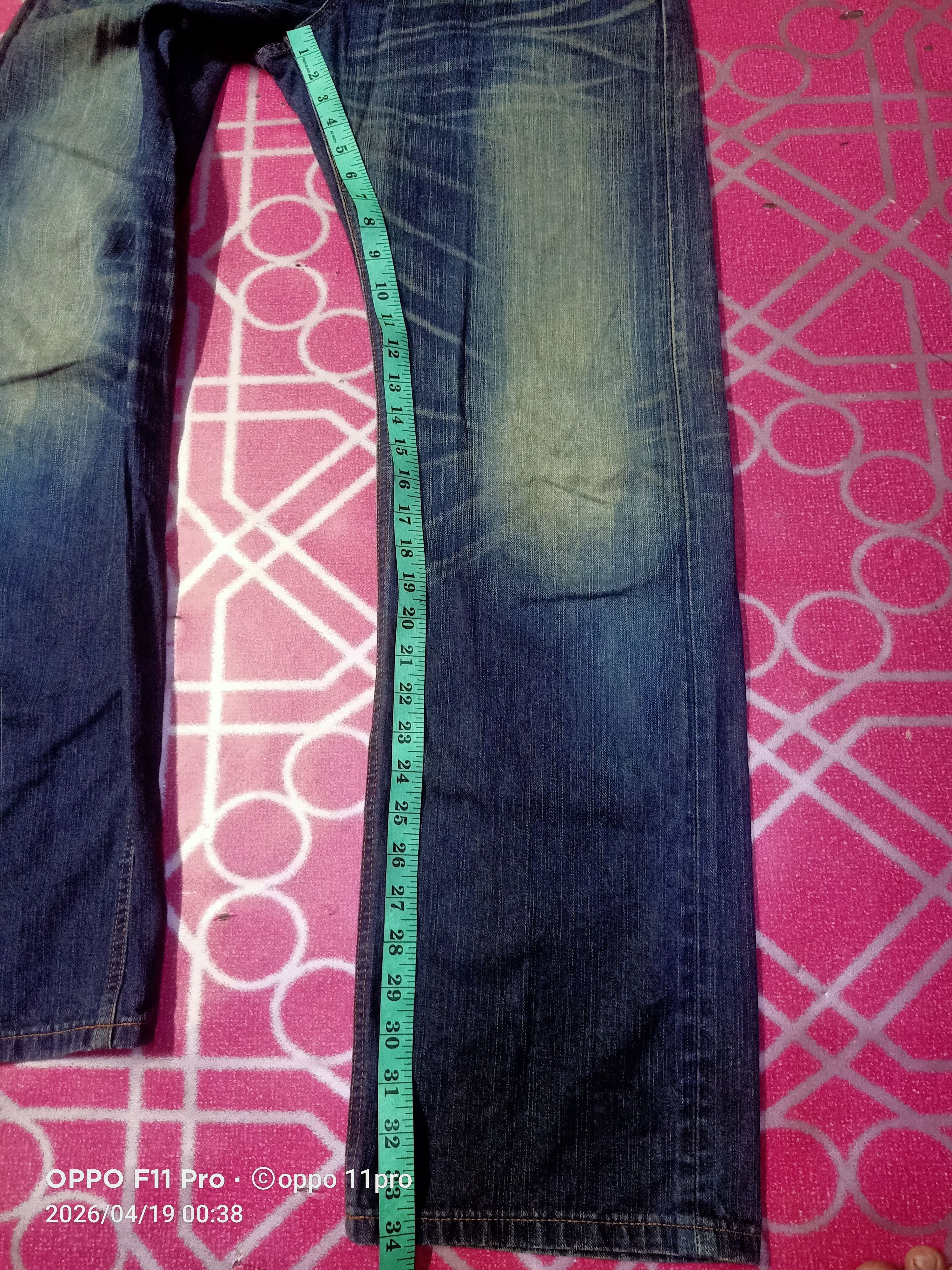 Japanese Brand 💥Vintage Edwin 404XV Flare Denim Men 💥 Size US 34 / EU 50 - 10 Thumbnail