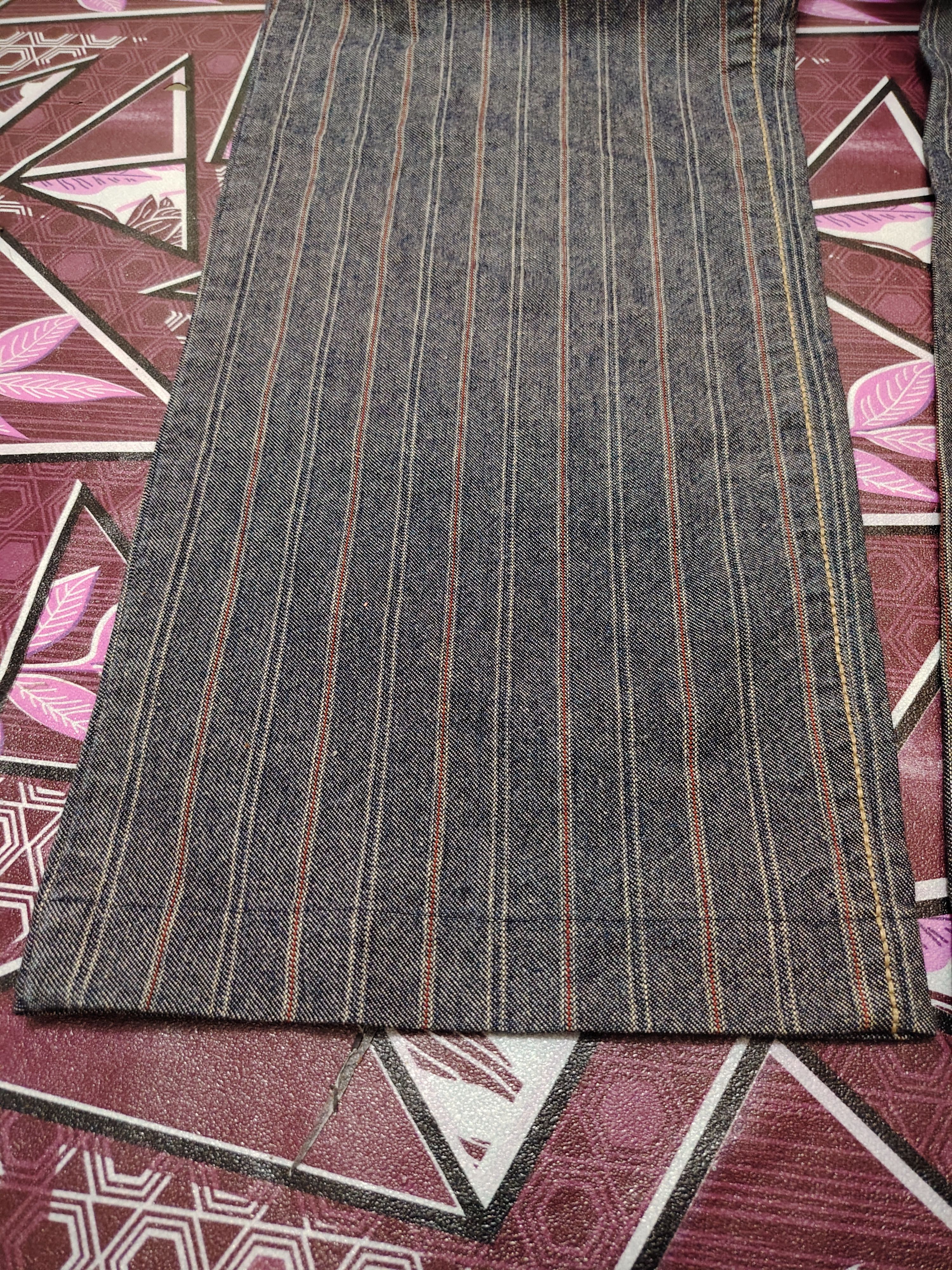 Designer × Japanese Brand Guys in America Jeans Striped baggy style Size US 32 / EU 48 - 4 Thumbnail