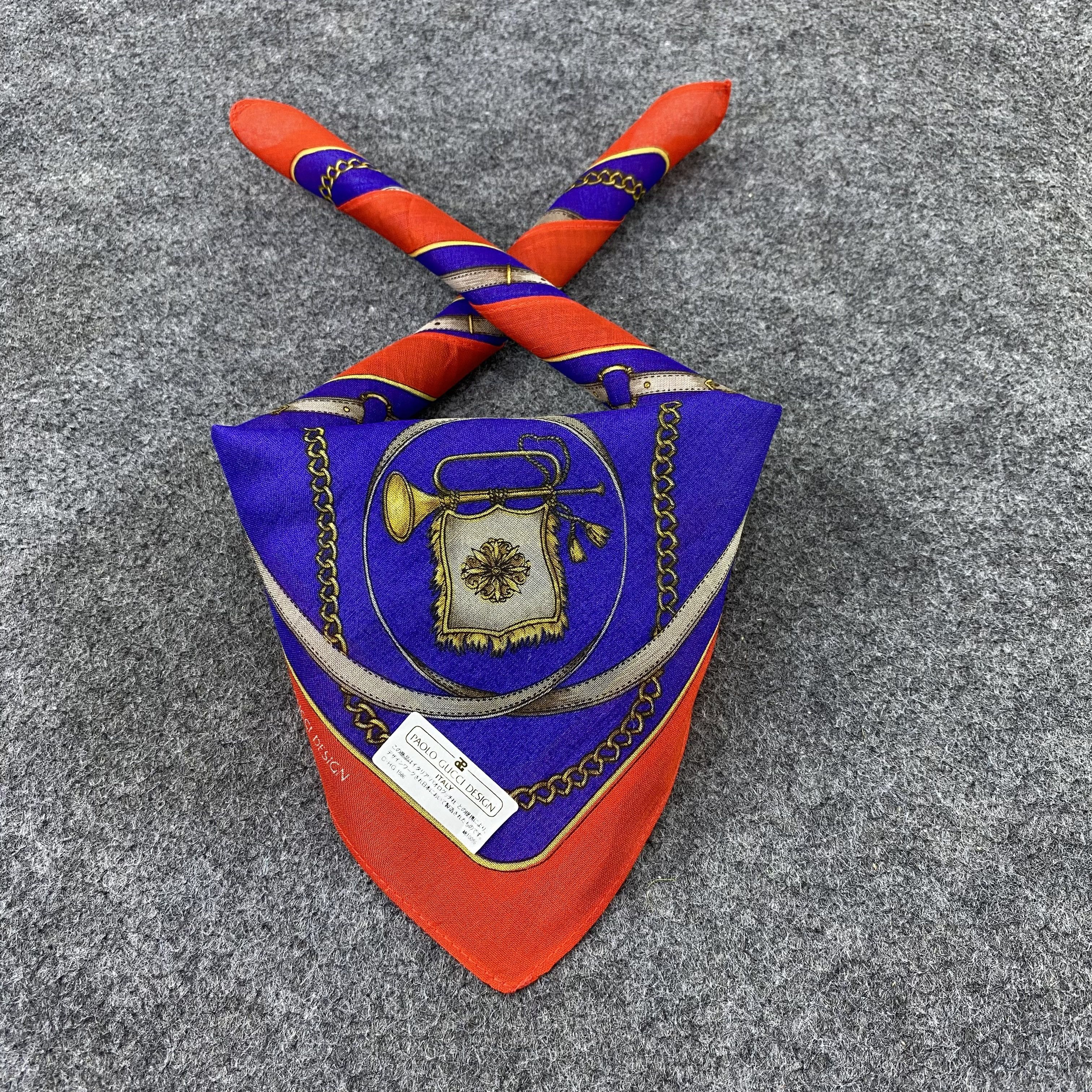 Paolo Gucci Paolo Gucci Handkerchief / Bandana / Neckerchief-B1250 Size ONE SIZE - 2 Thumbnail