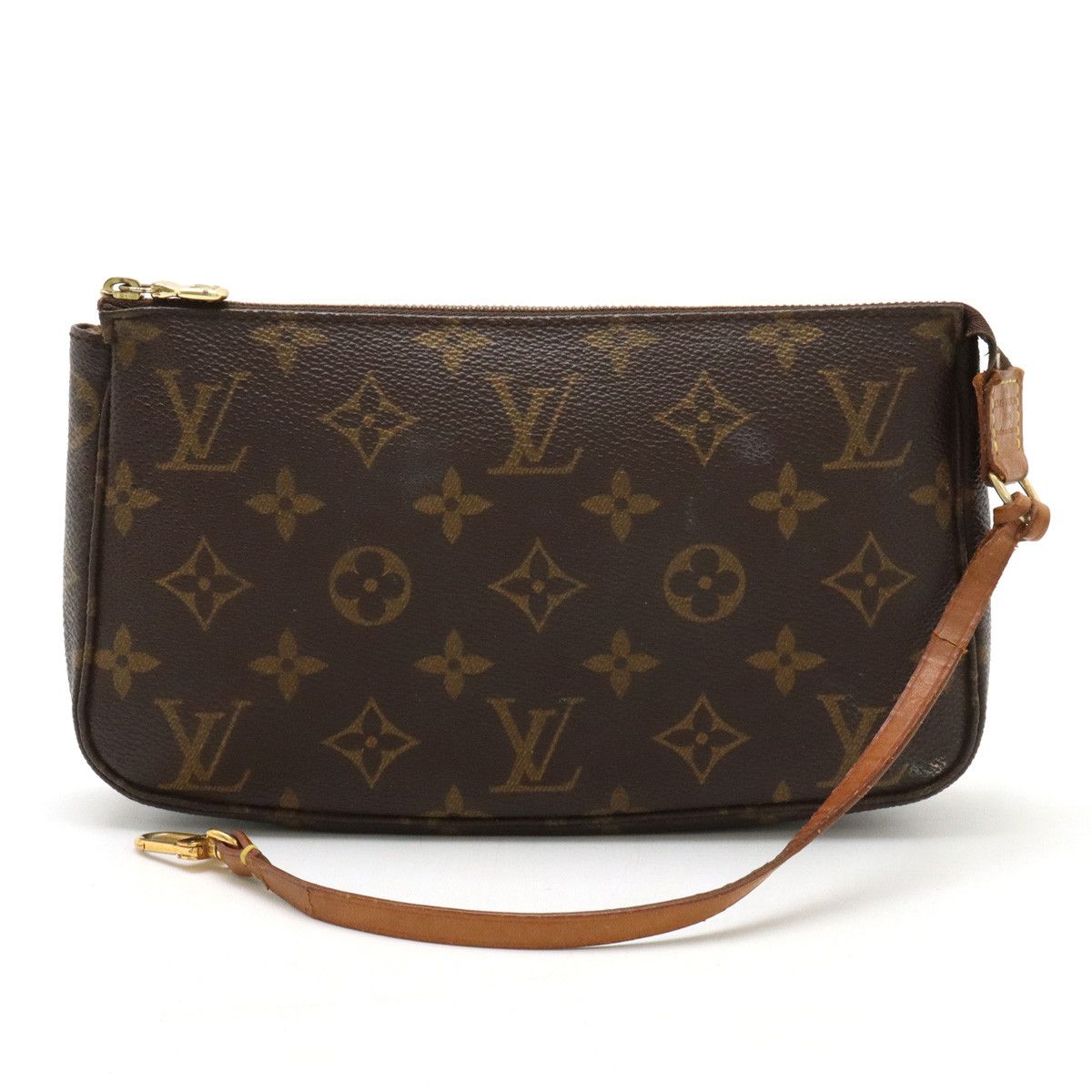 Louis Vuitton Louis Vuitton Louis Vuitton Monogram Pochette Accessoires Clutch M51980 Canvas Clutch Bag M51980 in Good Condition Size ONE SIZE - 1 Thumbnail