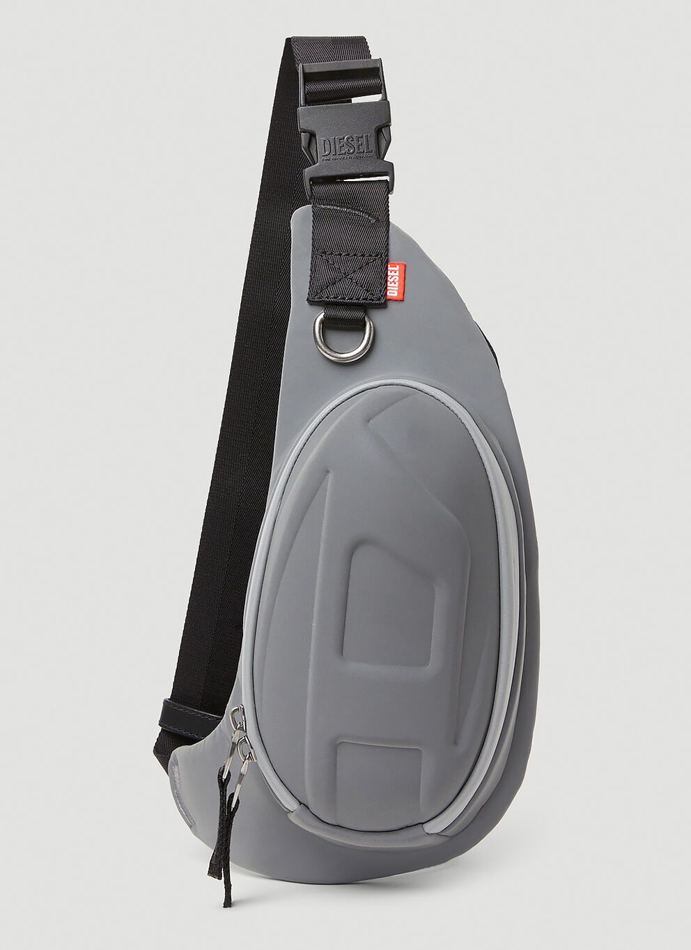 image of Diesel 1Dr-Pod Crossbody Bag in Grey, Men's