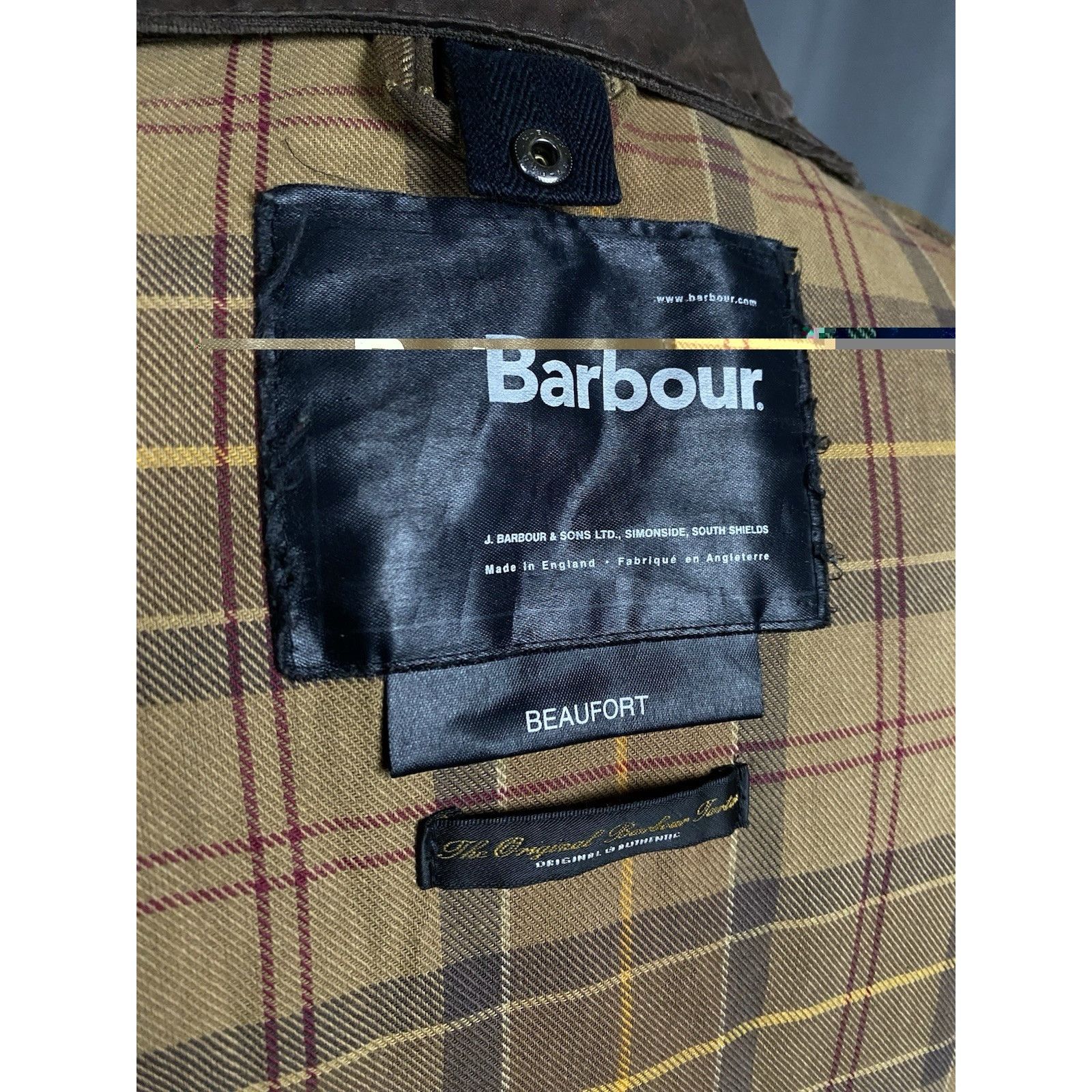 Barbour Barbour Beaufort Men's Brown Waxed Motorcycle Jacket Size L- Size US L / EU 52-54 / 3 - 14 Thumbnail