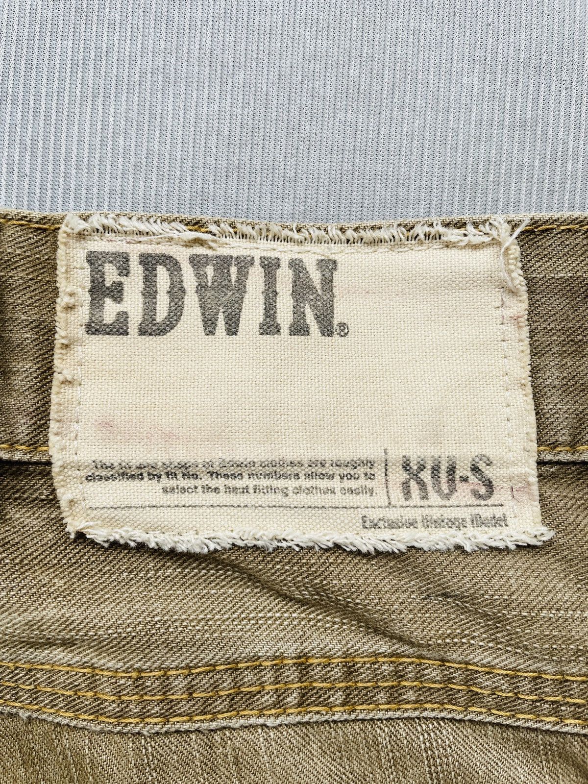 Edwin Edwin 404xvs Straight Jeans Size US 31 - 11 Thumbnail