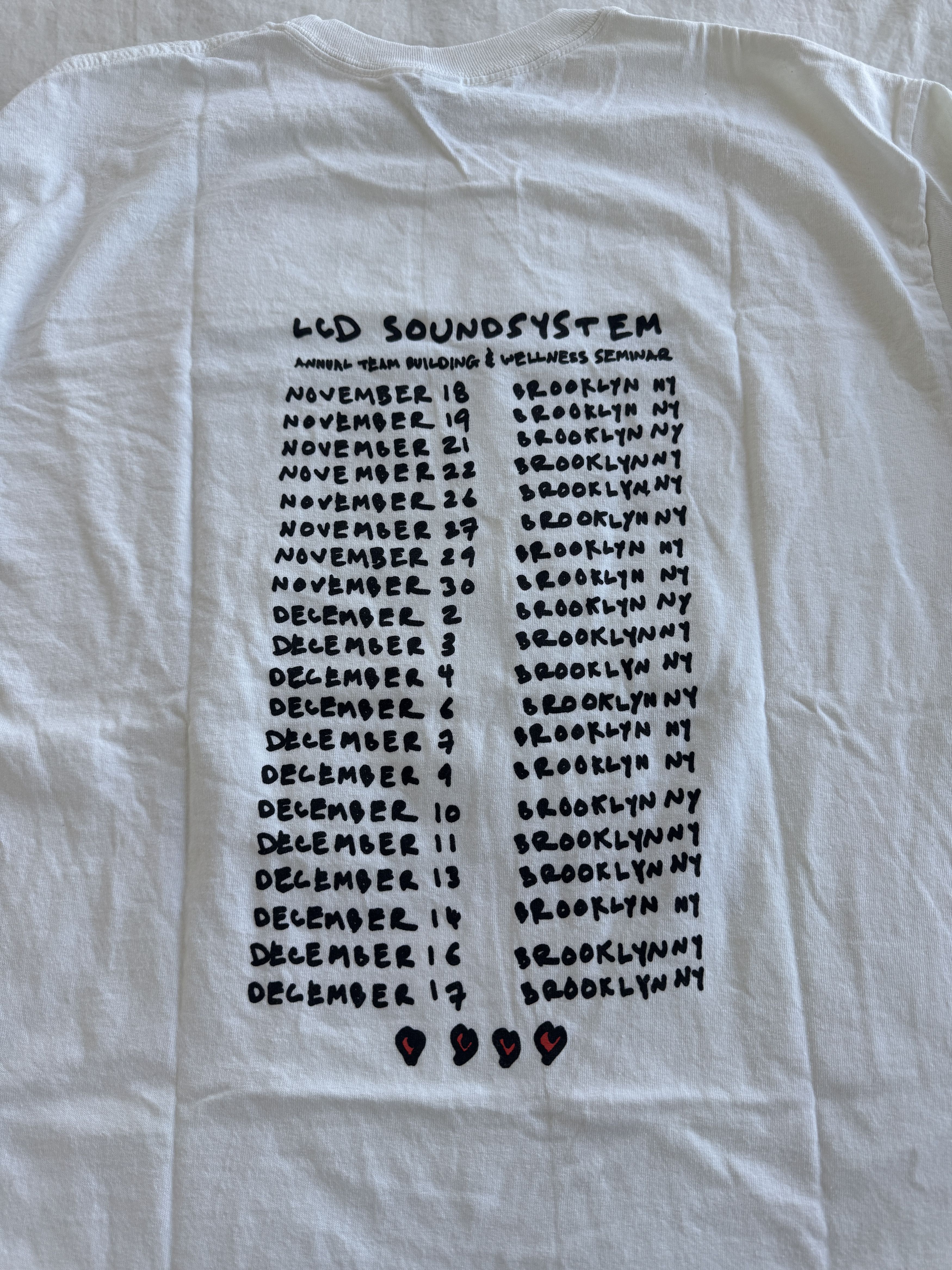 Band Tees LCD Soundsystem NYC Residency Merch Long sleeve tee Size US L / EU 52-54 / 3 - 3 Thumbnail