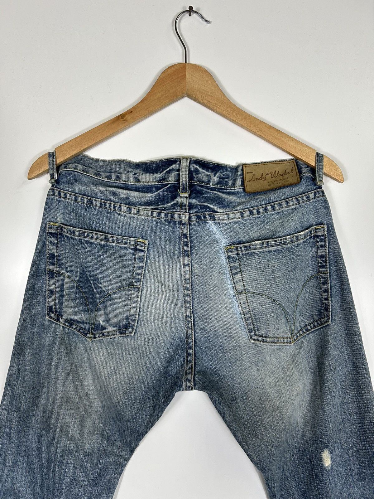 Andy Warhol × Hysteric Glamour Hysteric Glamour x Andy Warhol Distressed Vintage Jeans Size 30" / US 8 / IT 44 - 12 Thumbnail