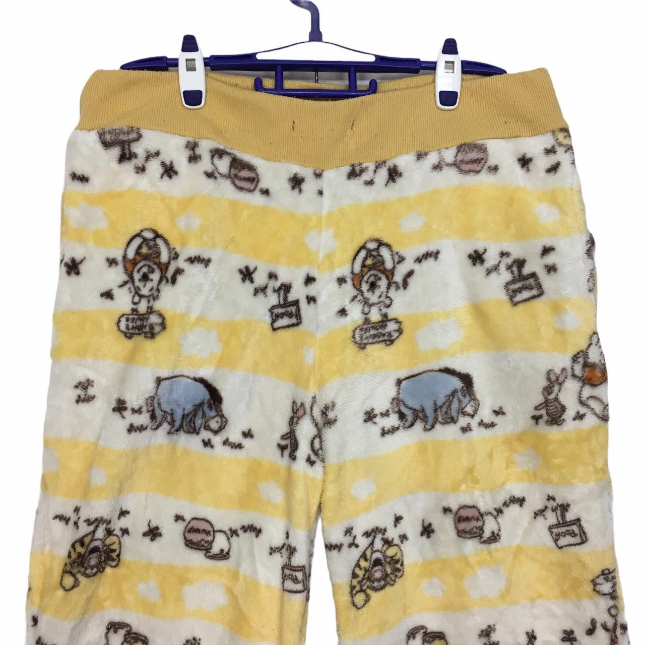 Disney Vtg DISNEY Winnie The Pooh Fleece Long Pants Size 32" / US 10 / IT 46 - 2 Thumbnail