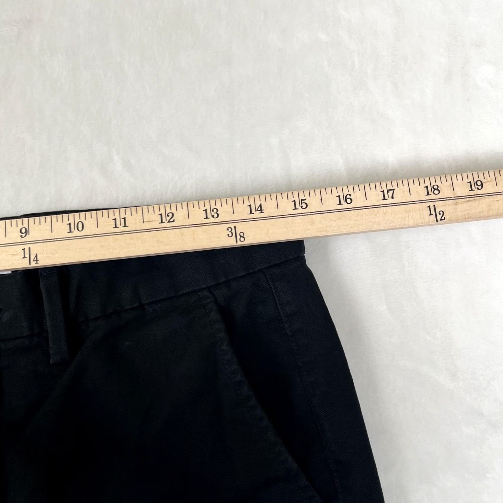 Gap Gap Essential Khaki Straight Pants Mens 29x30 Black Chino Regular Fit Twill Size US 29 - 3 Thumbnail