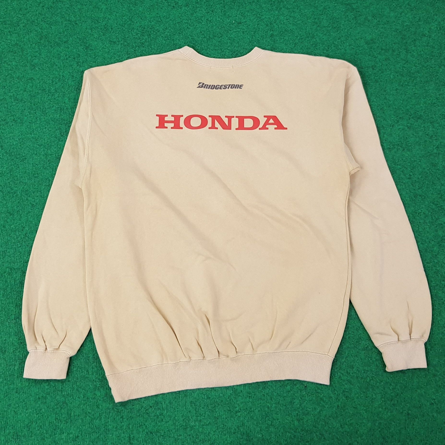 Japanese Brand Vintage Honda Custom Logo Motorsports Sweatshirt C246N15 Size US M / EU 48-50 / 2 - 1 Thumbnail