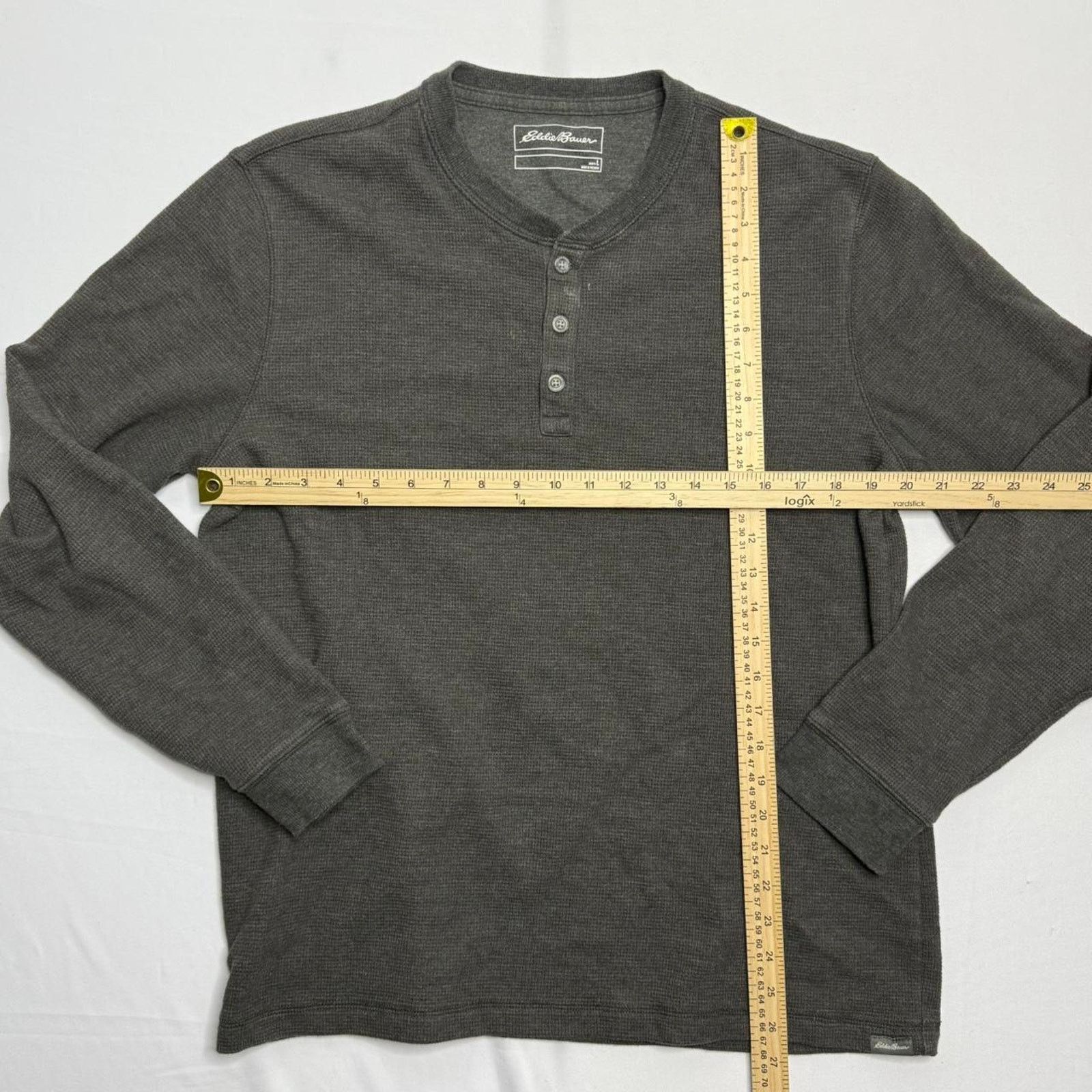 Eddie Bauer Eddie Bauer Grey Long Sleeve Thermal Shirt Size Large Size US L / EU 52-54 / 3 - 5 Thumbnail