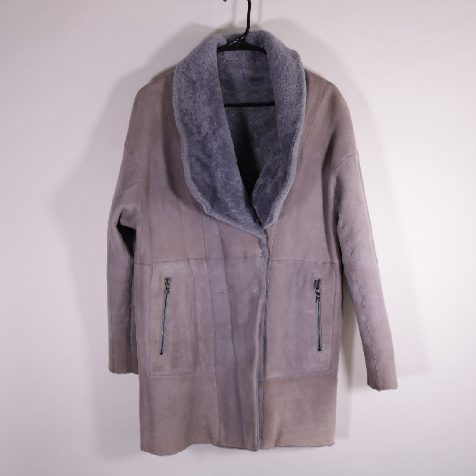 Drome Drome Reversible Suede Leather Shearling Jacket Coat Small Size S / US 4 / IT 40 - 5 Thumbnail