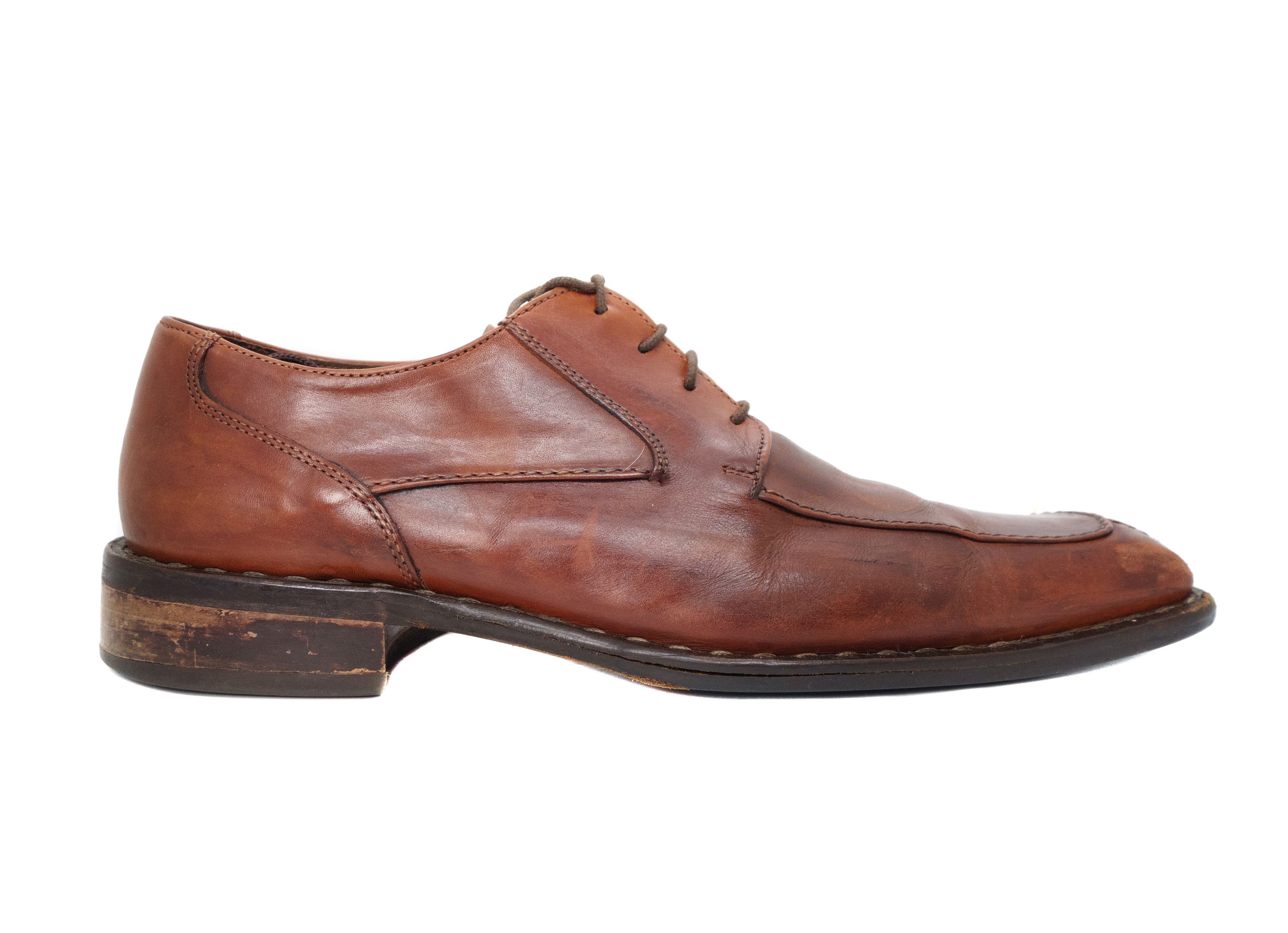 Versace Gianni Versace Vintage Apron Toe Square Rust Patina Derby Size US 10 / EU 43 - 1 Thumbnail