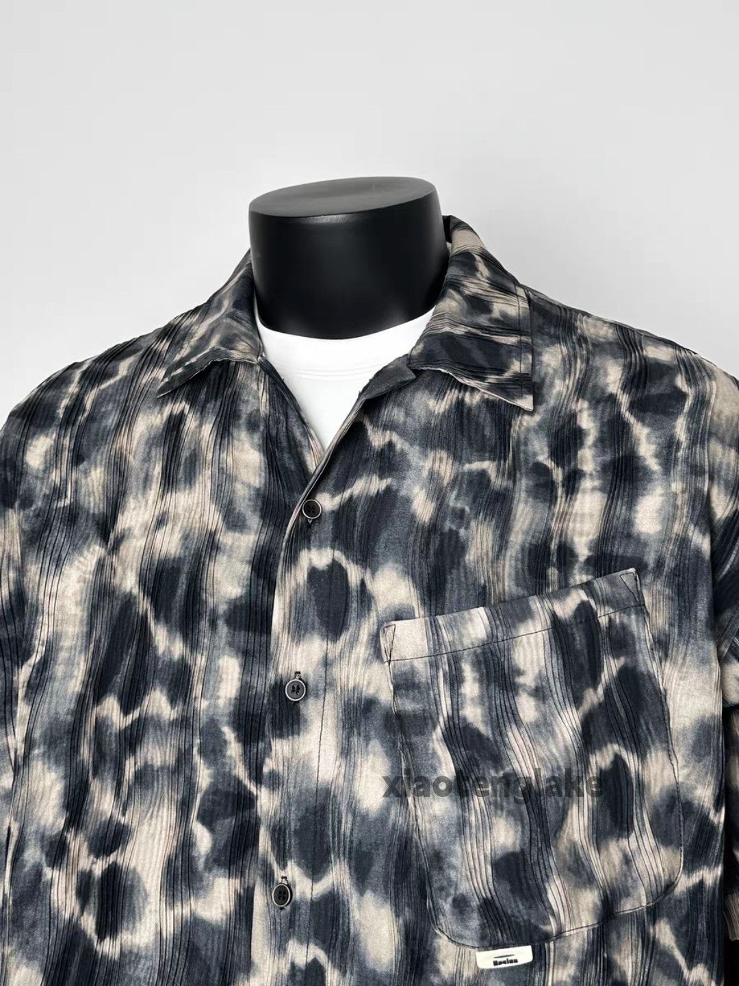 Vintage Unisex washed loose punk hiphop aloha Hawaiian shirt Size US L / EU 52-54 / 3 - 4 Thumbnail
