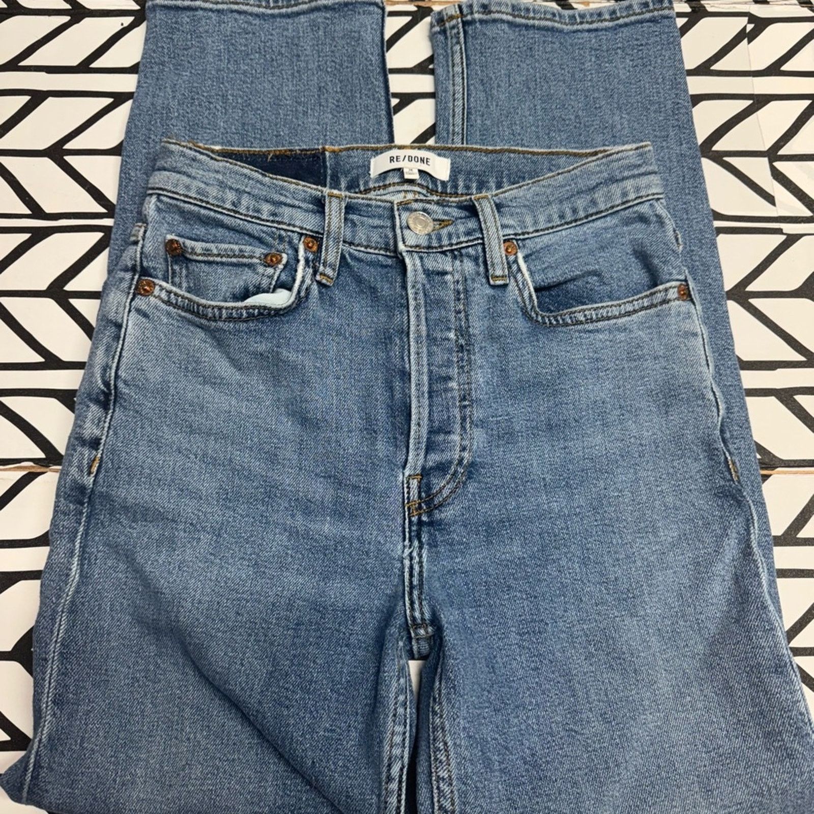 RE/DONE Re/Done 70’s Stovepipe Denim size 26 Size 26" / US 2 / IT 38 - 4 Thumbnail