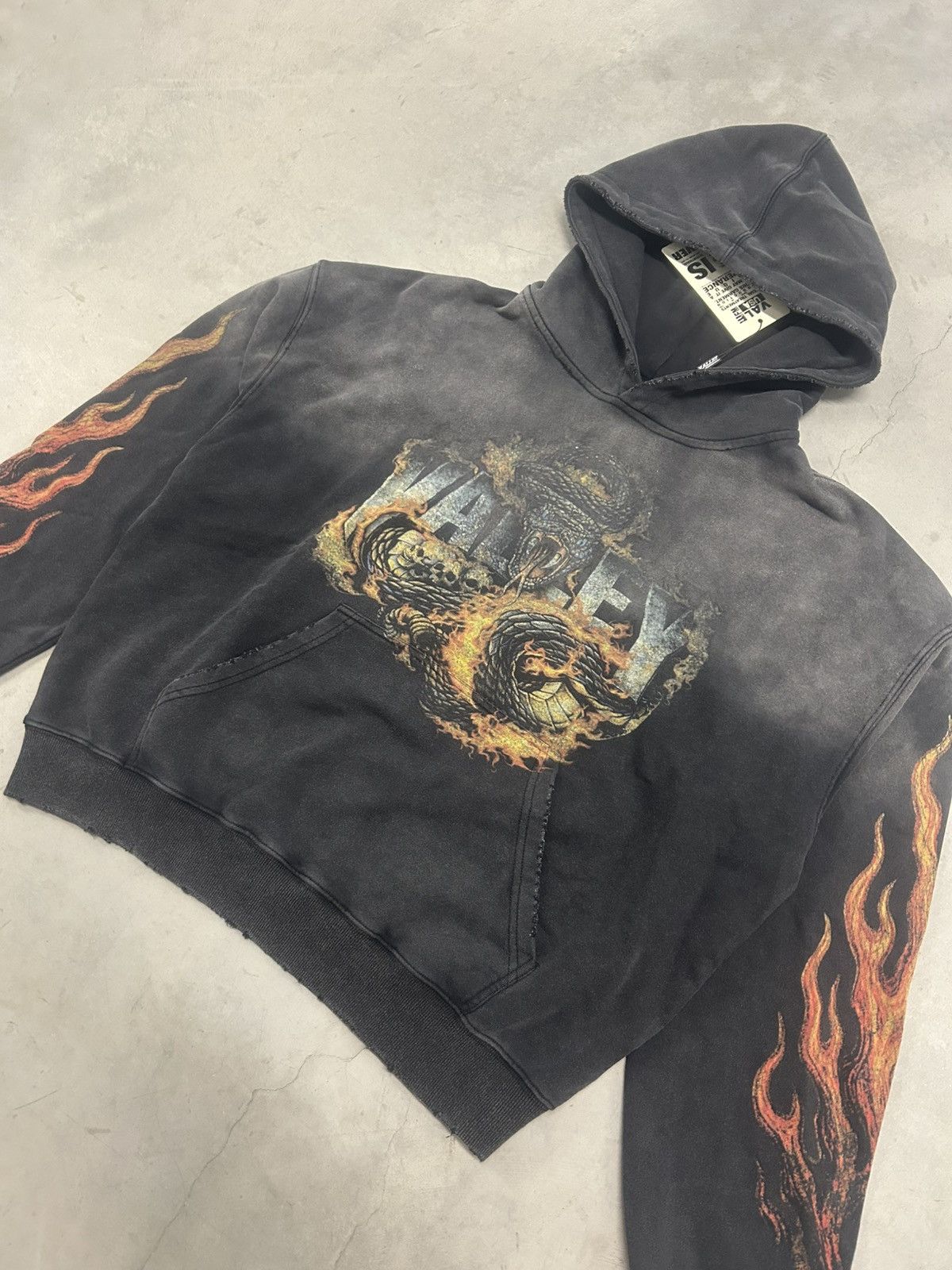 Vale Vale Forever Valley Dreams Black Orange Serpent Hoodie Size US S / EU 44-46 / 1 - 2 Thumbnail