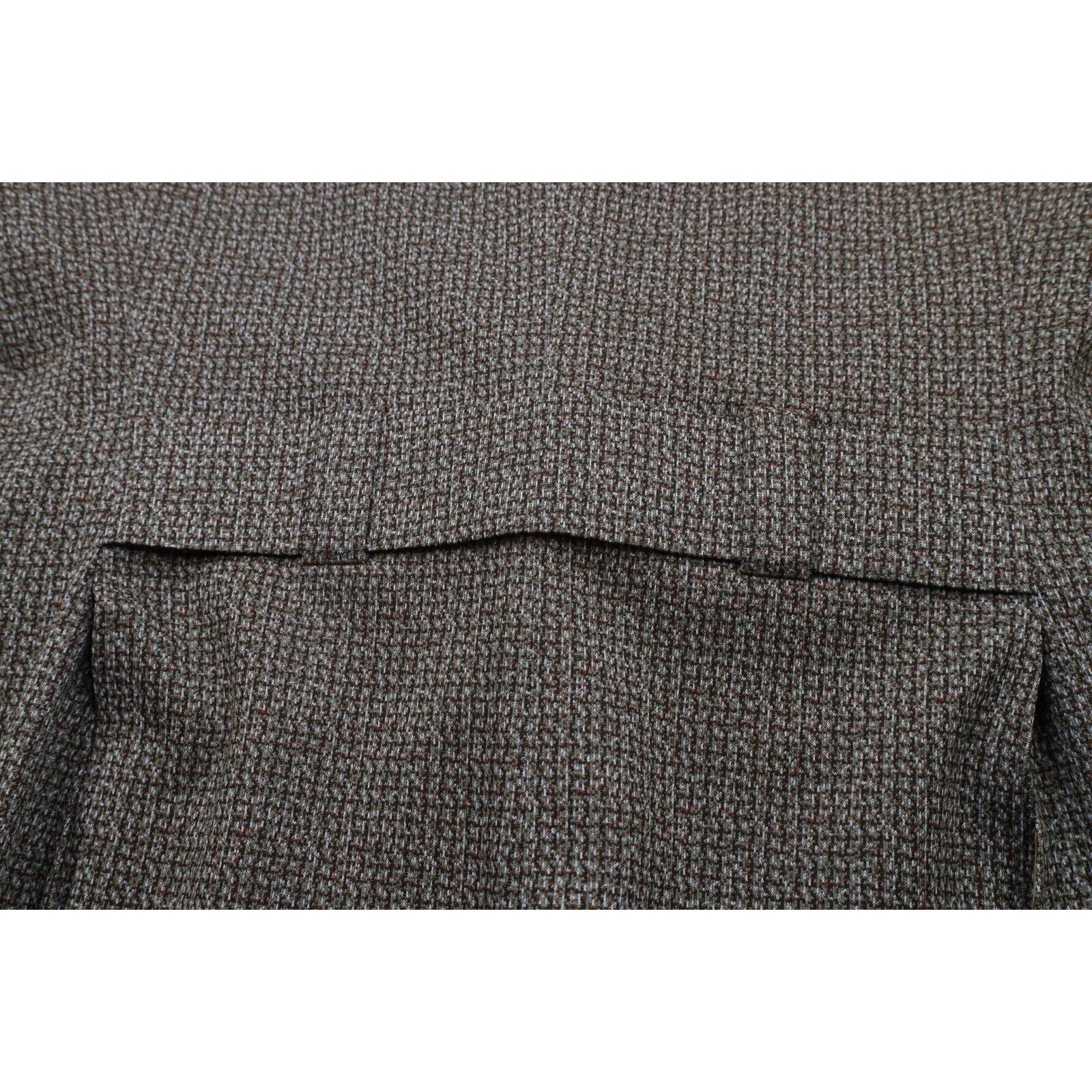Vintage Vintage 70s Streetwear Distressed 2 Piece Knit Suit Wedding Size 42R - 8 Thumbnail