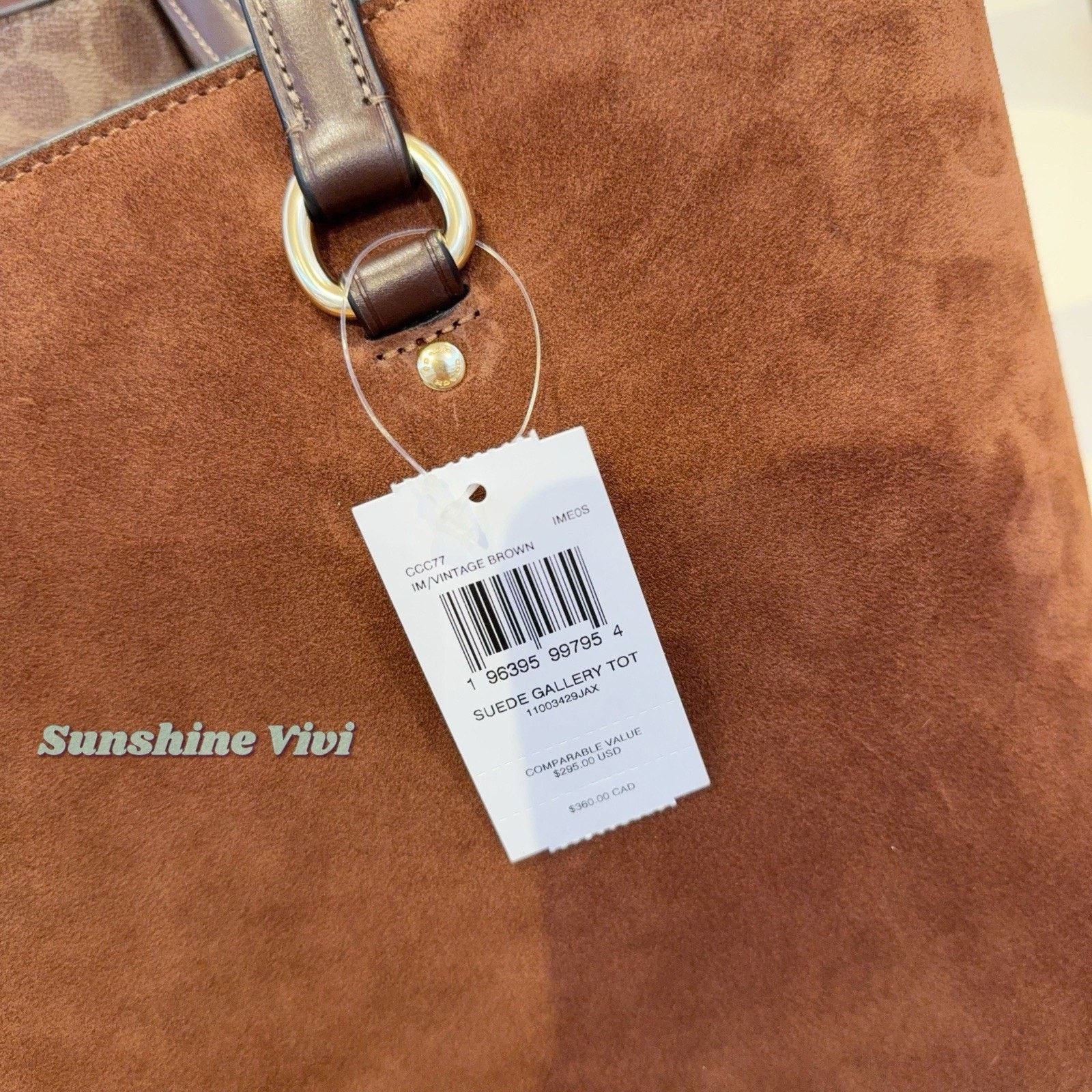 Coach NWT Bundle COACH CCC77 Station Tote Bag & CR623 Long Wallet Size ONE SIZE - 4 Thumbnail