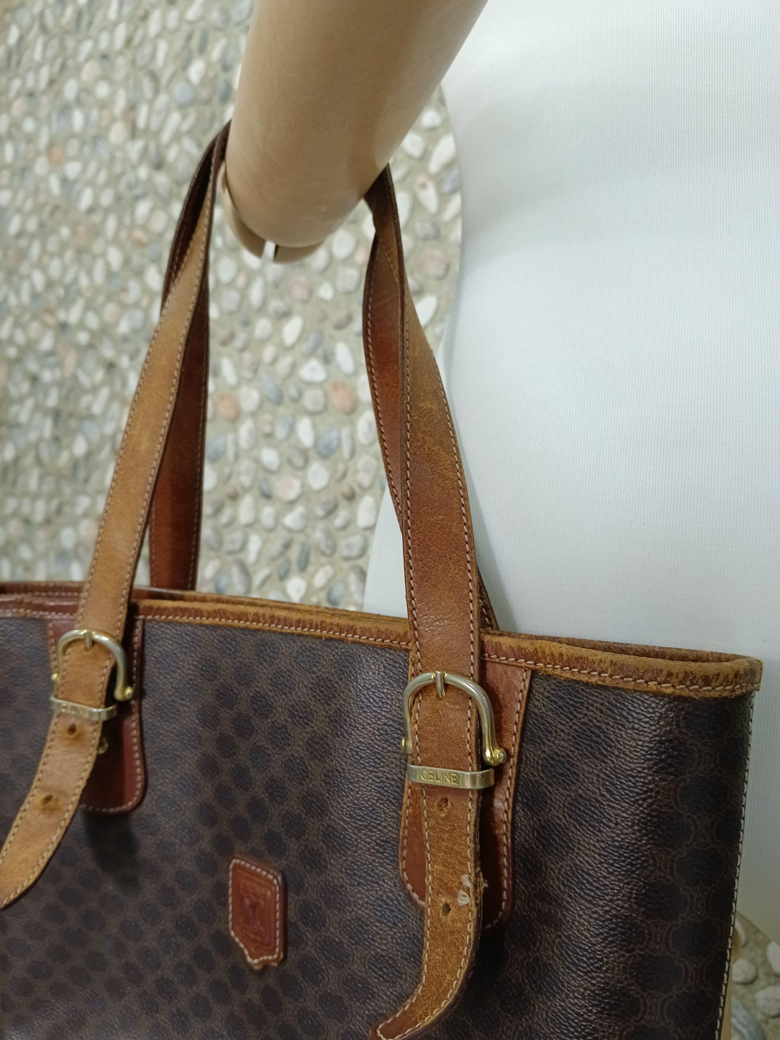 Celine CELINE MACADAM TOTE BAG Size ONE SIZE - 6 Thumbnail