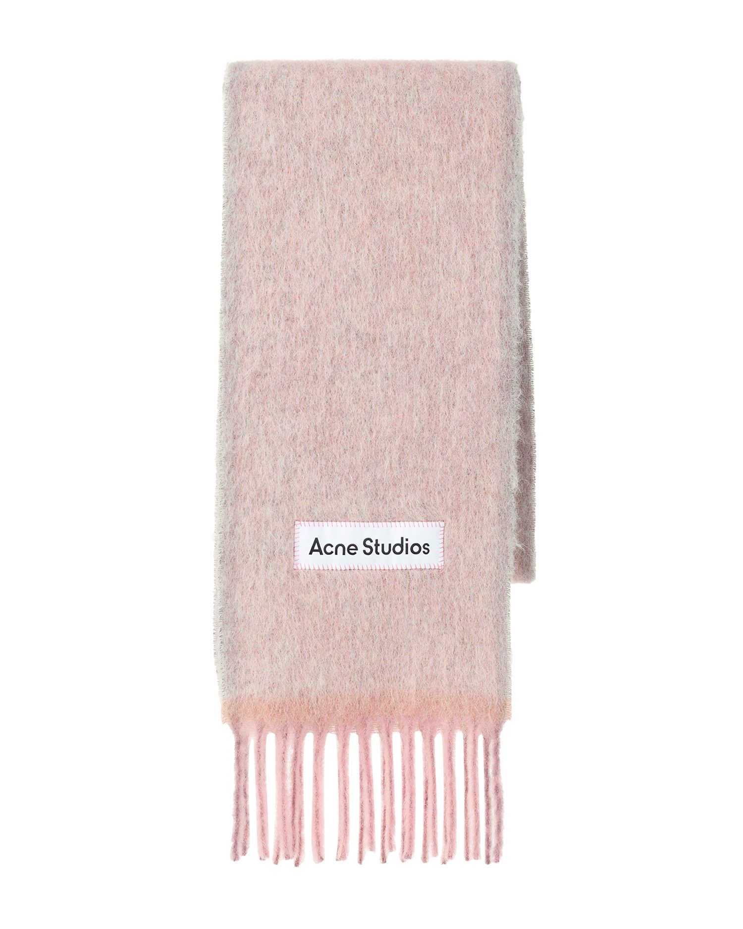 Acne Studios Acne Studios Label Stitched Detail Fringe Trim Scarf Size ONE SIZE - 1 Thumbnail