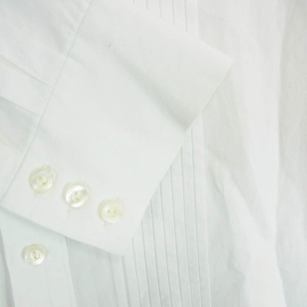 Number (N)ine Regular Collar Pintuck Long Sleeve Dress Shirt Size US L / EU 52-54 / 3 - 6 Thumbnail