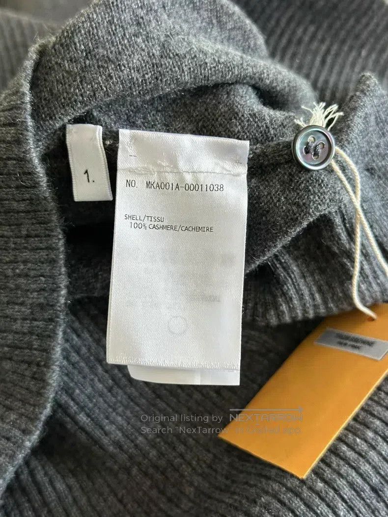 Thom Browne Thom Browne Medium Grey Cashmere Sweater Size US S / EU 44-46 / 1 - 3 Thumbnail
