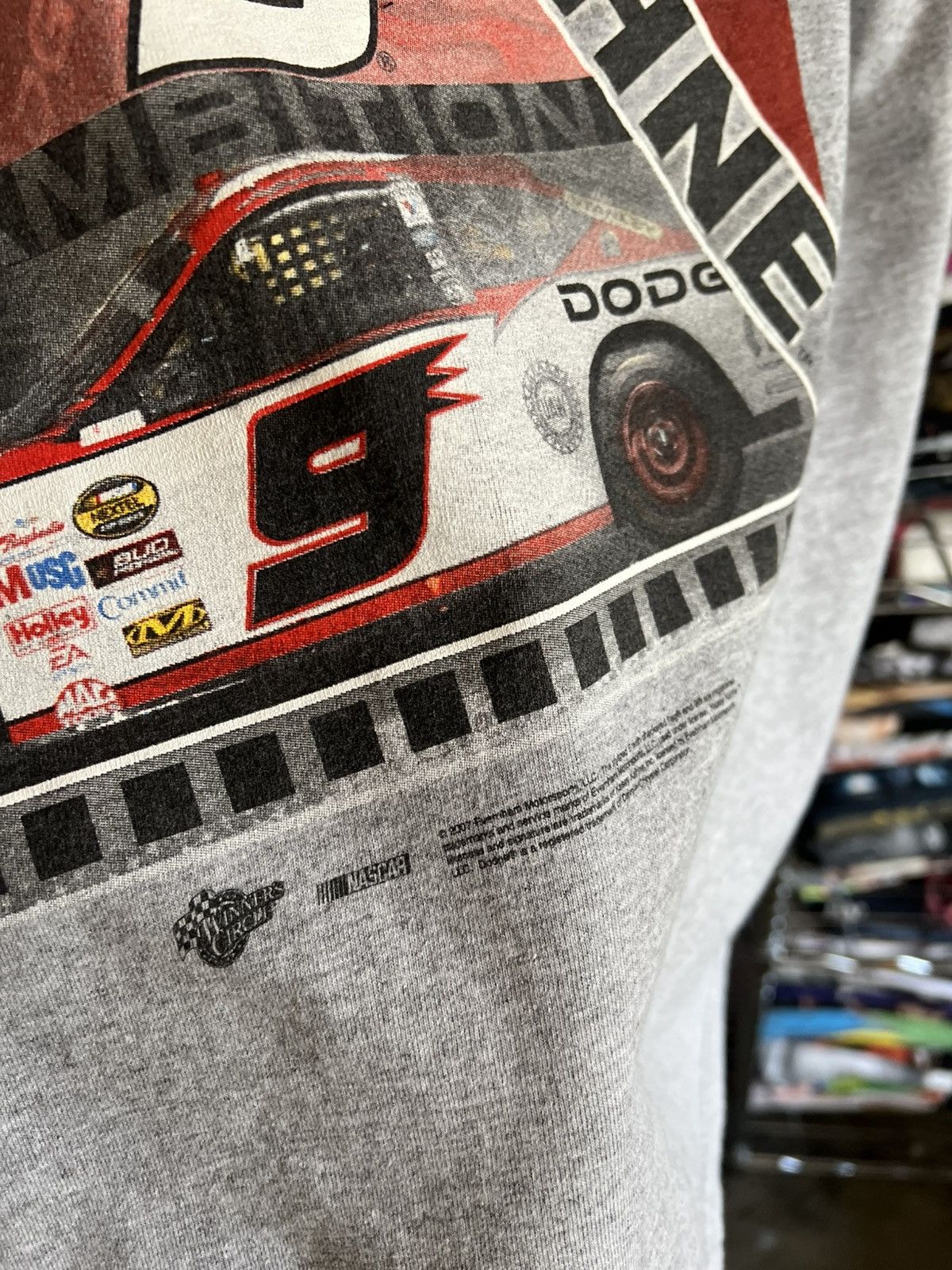 Winners Circle 2007 Kasey Kahne Nascar 9 Racing Box Logo Tee Size US L / EU 52-54 / 3 - 4 Thumbnail