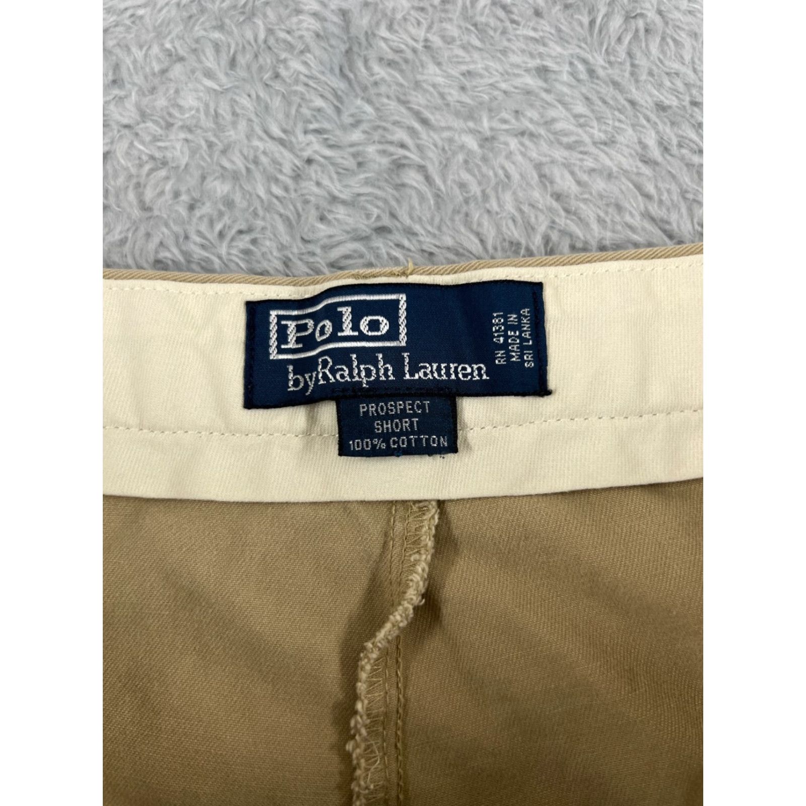 Polo Ralph Lauren Polo Ralph Lauren Shorts Men 40 Beige Classic Chino Zip Fly Prospect 100% Cotton Size US L / EU 52-54 / 3 - 7 Thumbnail