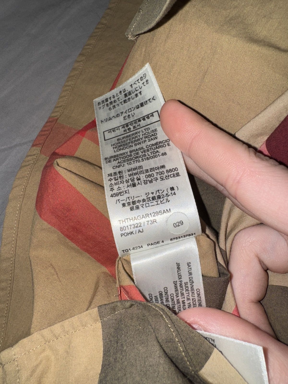 Burberry Burberry shirt Size US XL / EU 56 / 4 - 4 Thumbnail