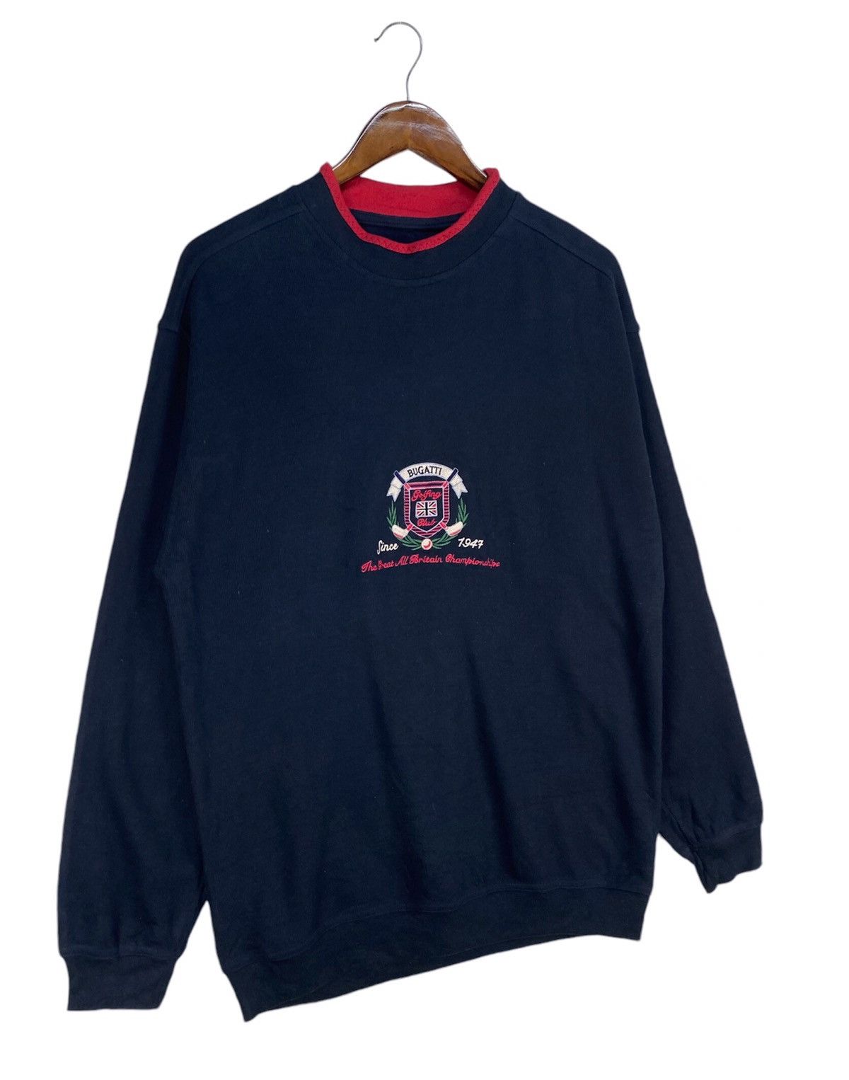 Bugatti × Designer × Vintage 🔥RARE🔥VINTAGE BUGATTI EMBROIDERY LOGO SWEATSHIRT Size US S / EU 44-46 / 1 - 2 Thumbnail