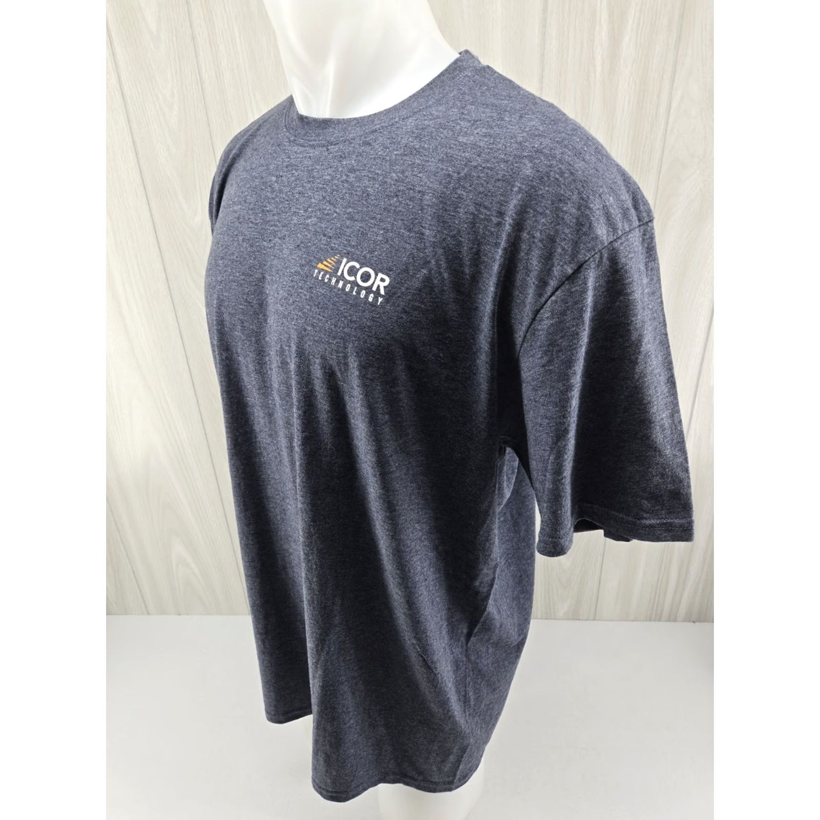 Gildan ICOR TECHNOLOGY Caliber Robot T Shirt Size 2XL Gray Blue Men's T-Shirt Short Sleeve 2XL Gray Size US XXL / EU 58 / 5 - 5 Thumbnail