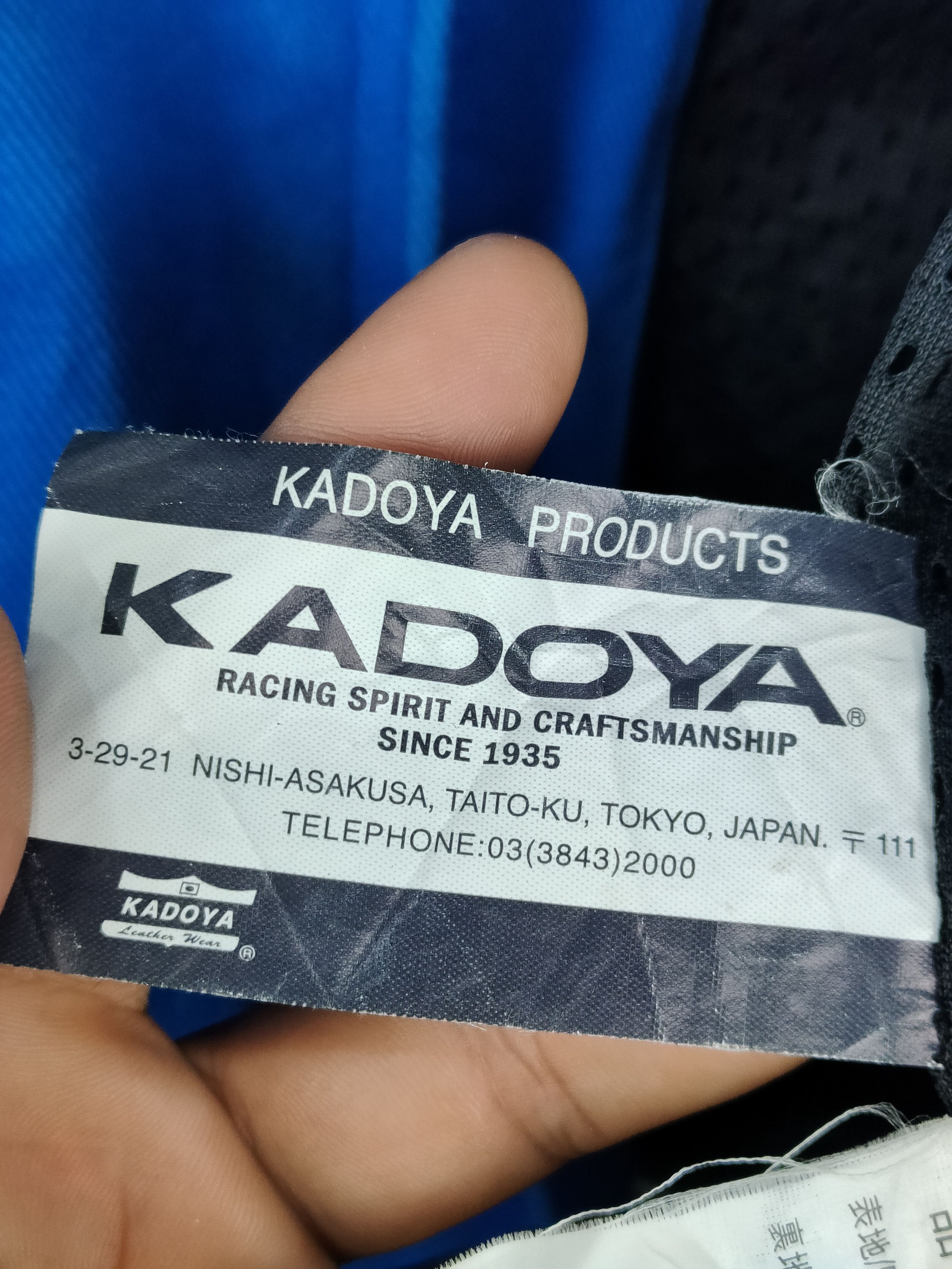 vintage Kadoya Elf racing jacket, for a 30th anniversary