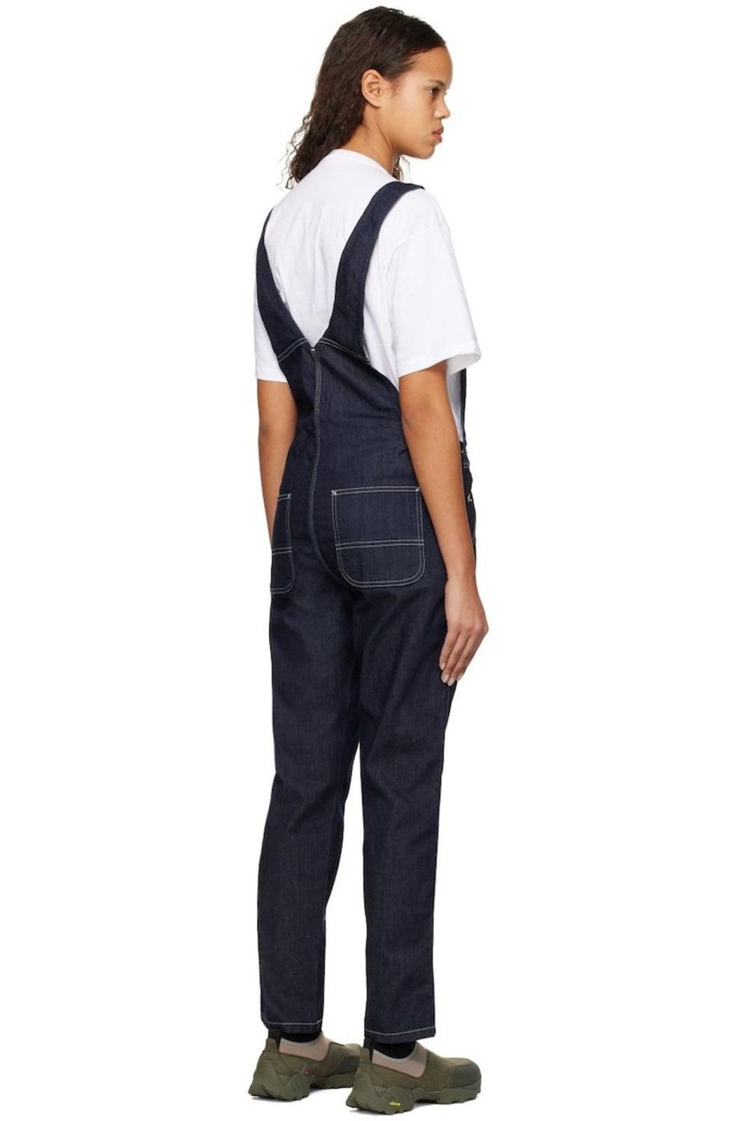 Carhartt Wip Carhartt WIP Womens Blue Rinsed Denim Bib Overalls S Size 27" / US 4 / IT 40 - 15 Thumbnail