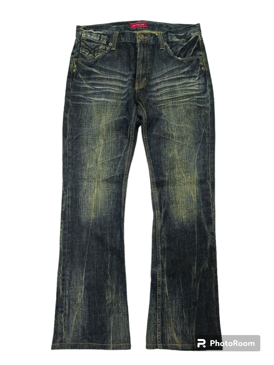 FLARE SICK RUSTY ANTI LABEL DENIM PANTS
